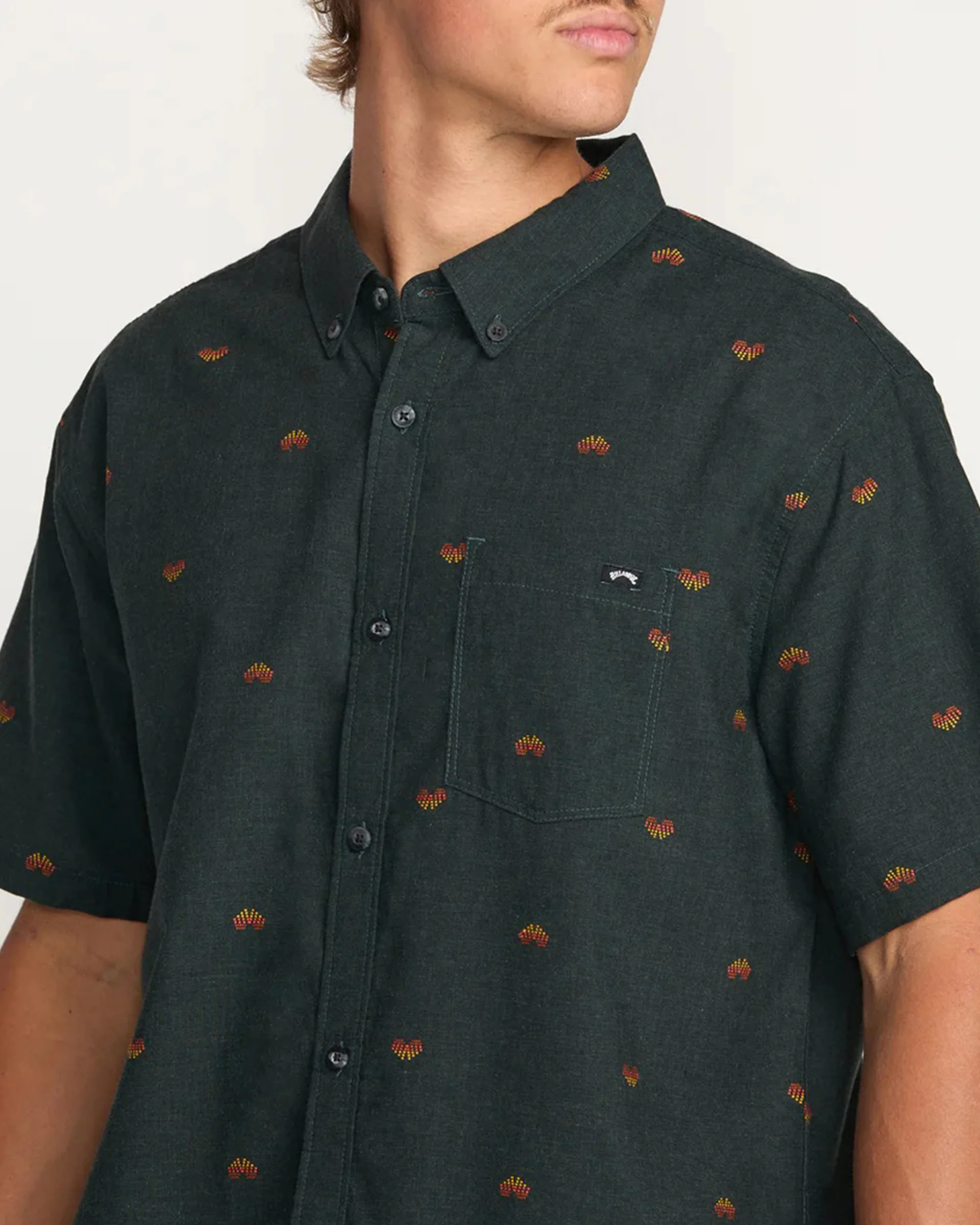 All Day Jacquard S/S Shirt - Stealth - Image 7