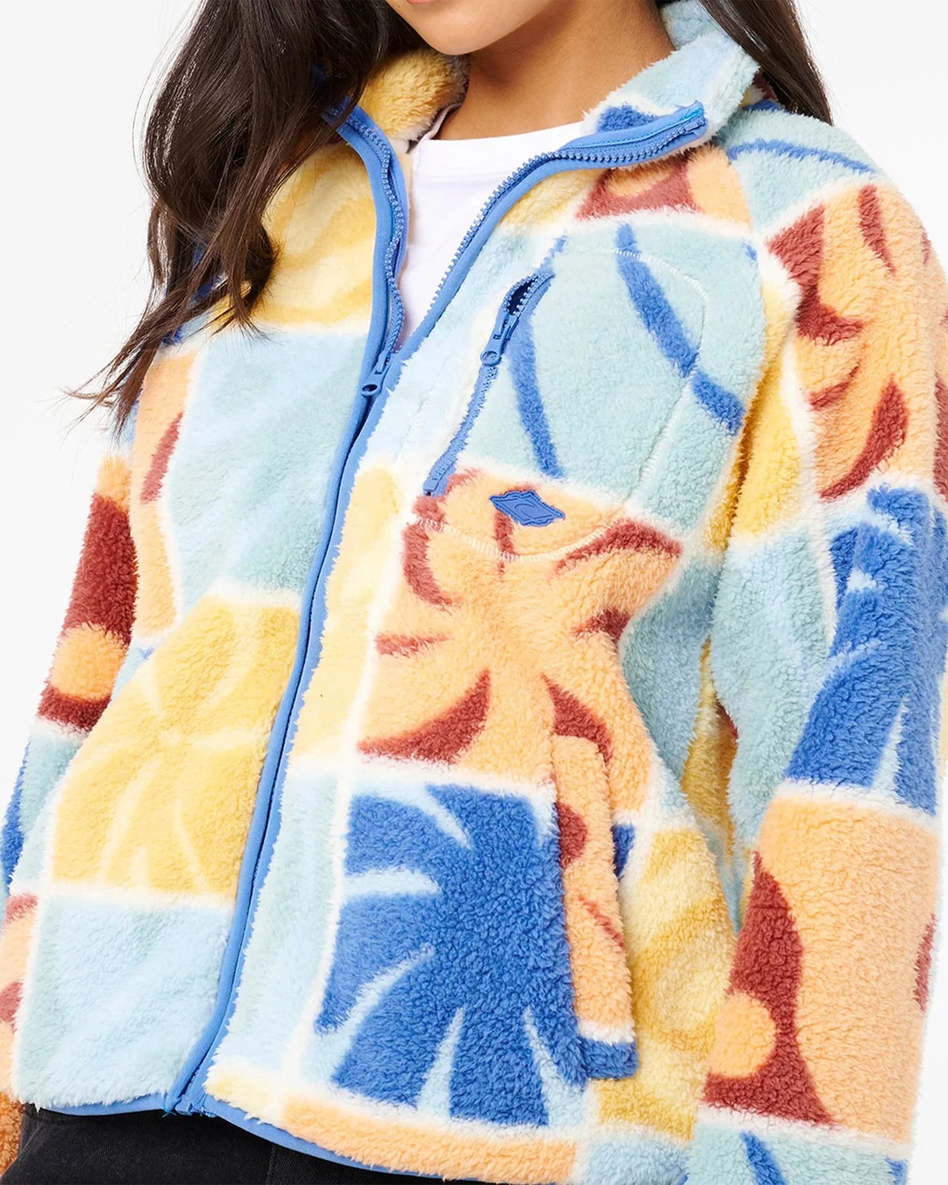 Artist Of The Search - Ty Williams Zip Through Polar Fleece - Multi - Image 5