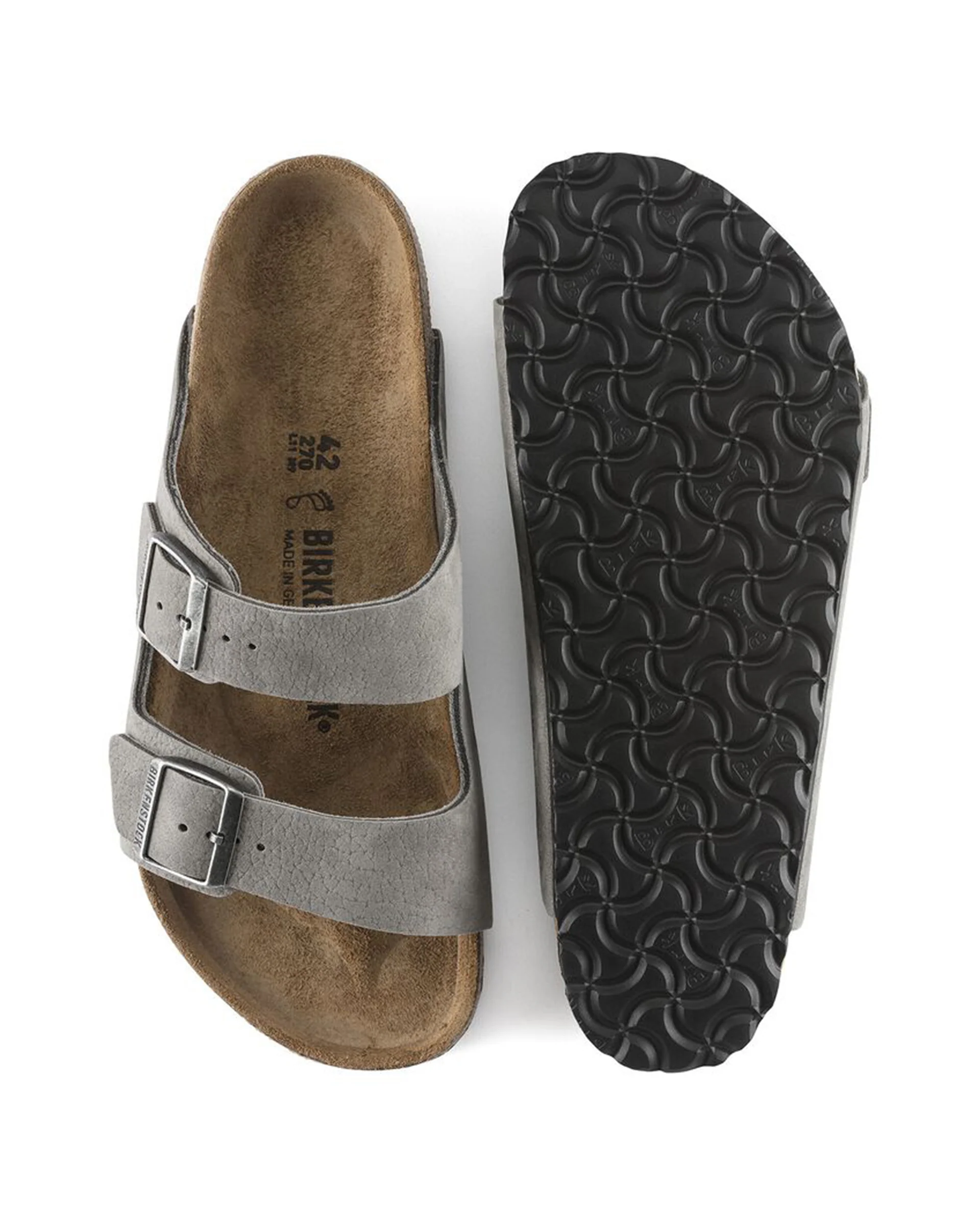 Arizona Nubuck Leather (Wide) - Desert Buck Whale Gray - Image 8