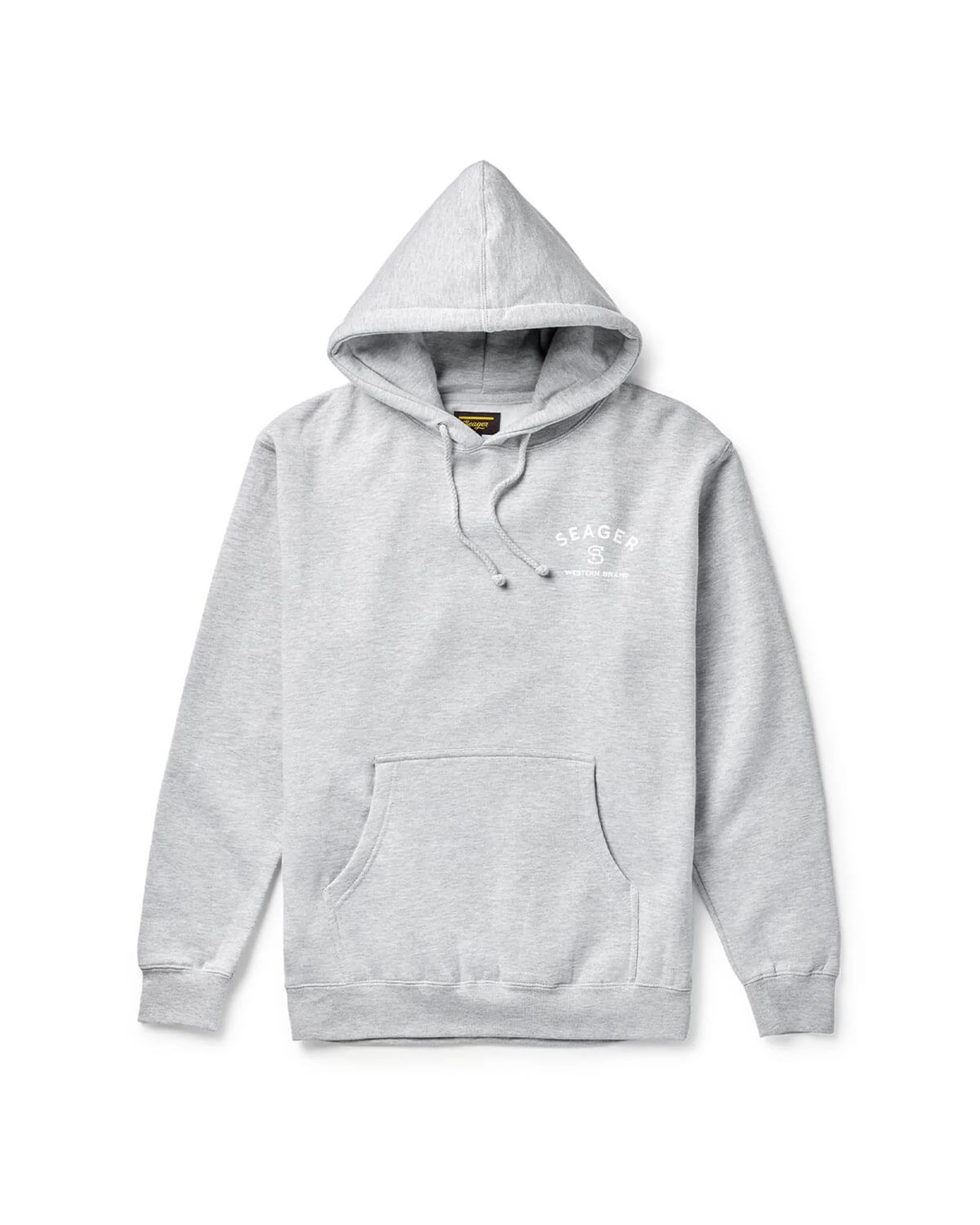 Branded Mid-Weight P/O Hoodie - Heather Grey - Image 2