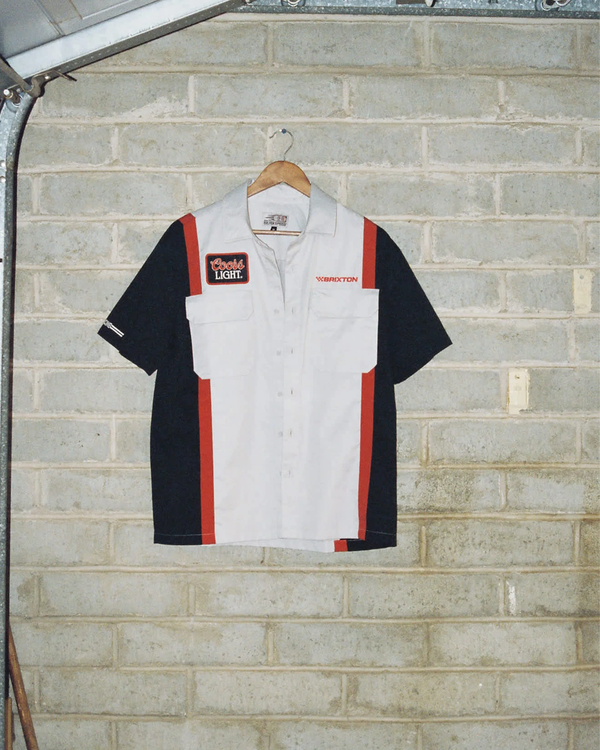 Brixton x Coors Light Shake Down Shirt - Silver/Black - Image 5