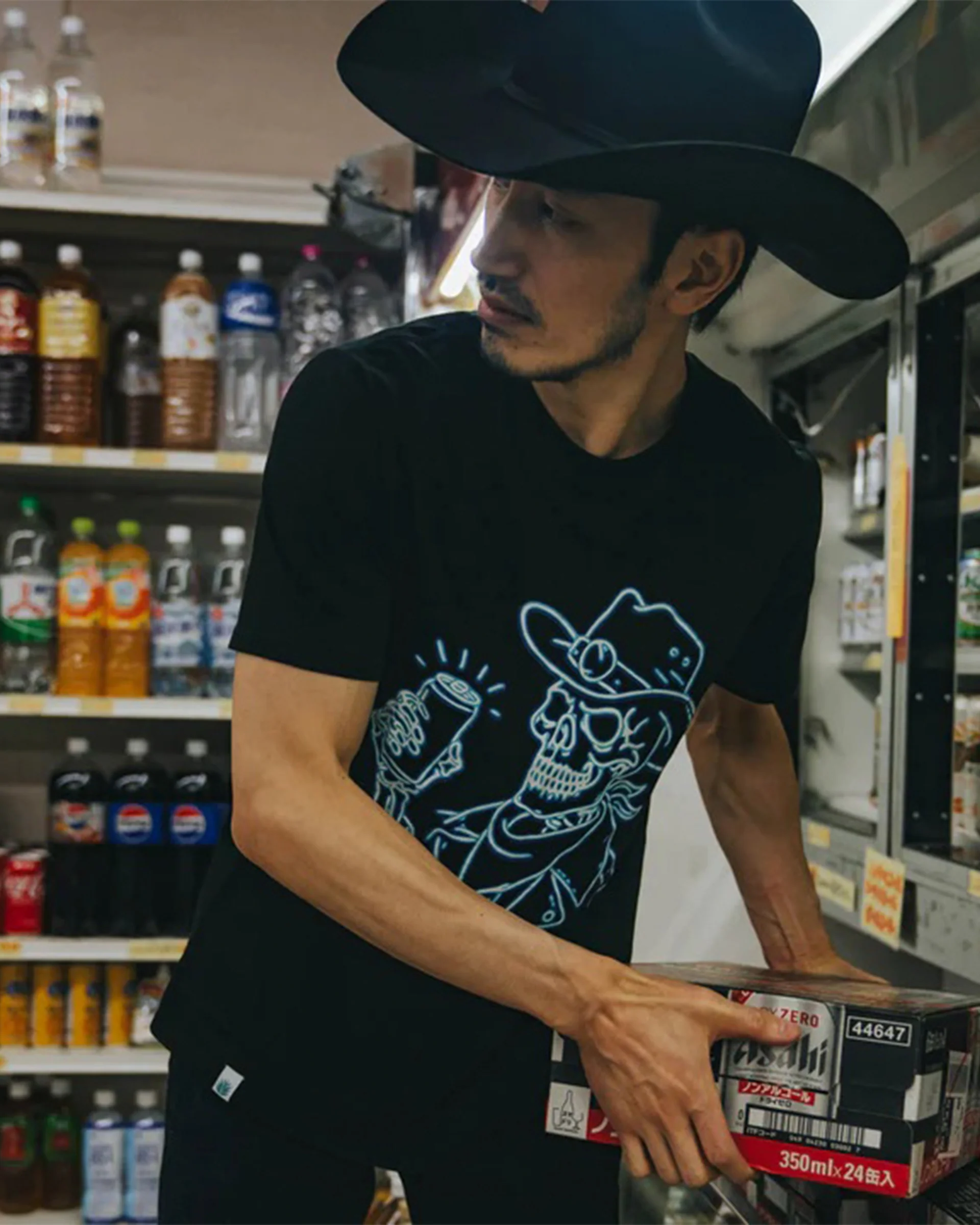 Broadway Bones S/S T-Shirt - Black - Image 2