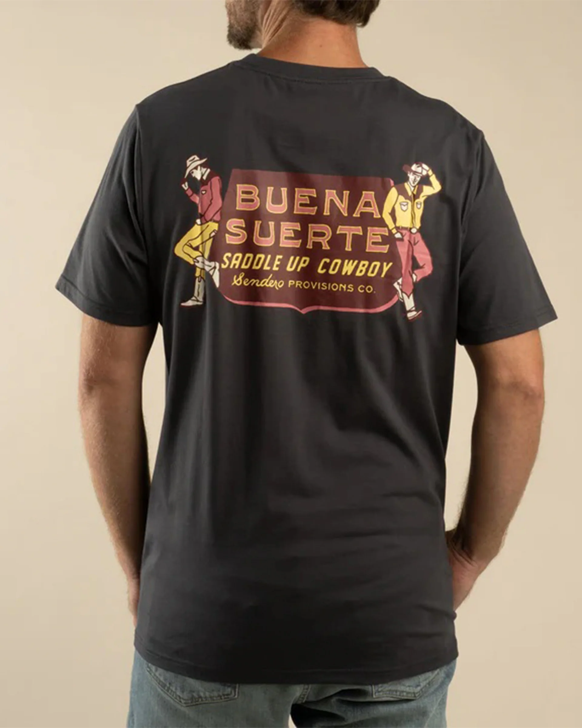Buena Suerte S/S T-Shirt - Charcoal - Image 2