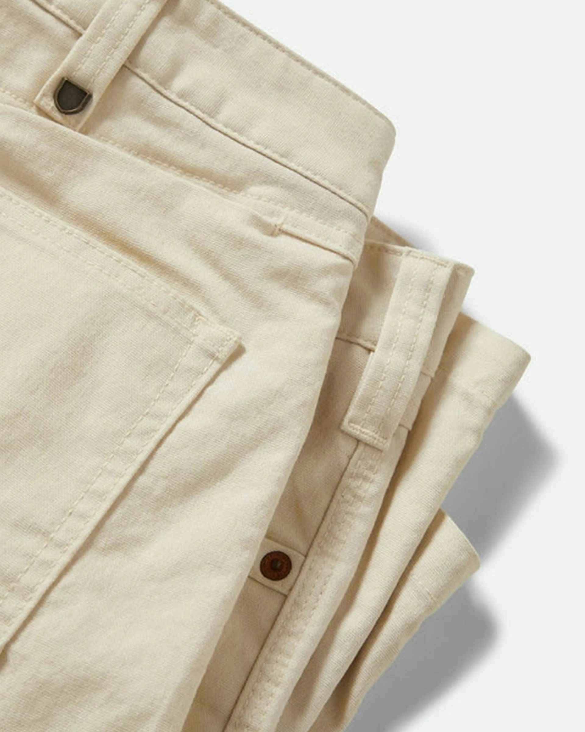 Builders Carpenter Baggy Short - Egret White - Image 15
