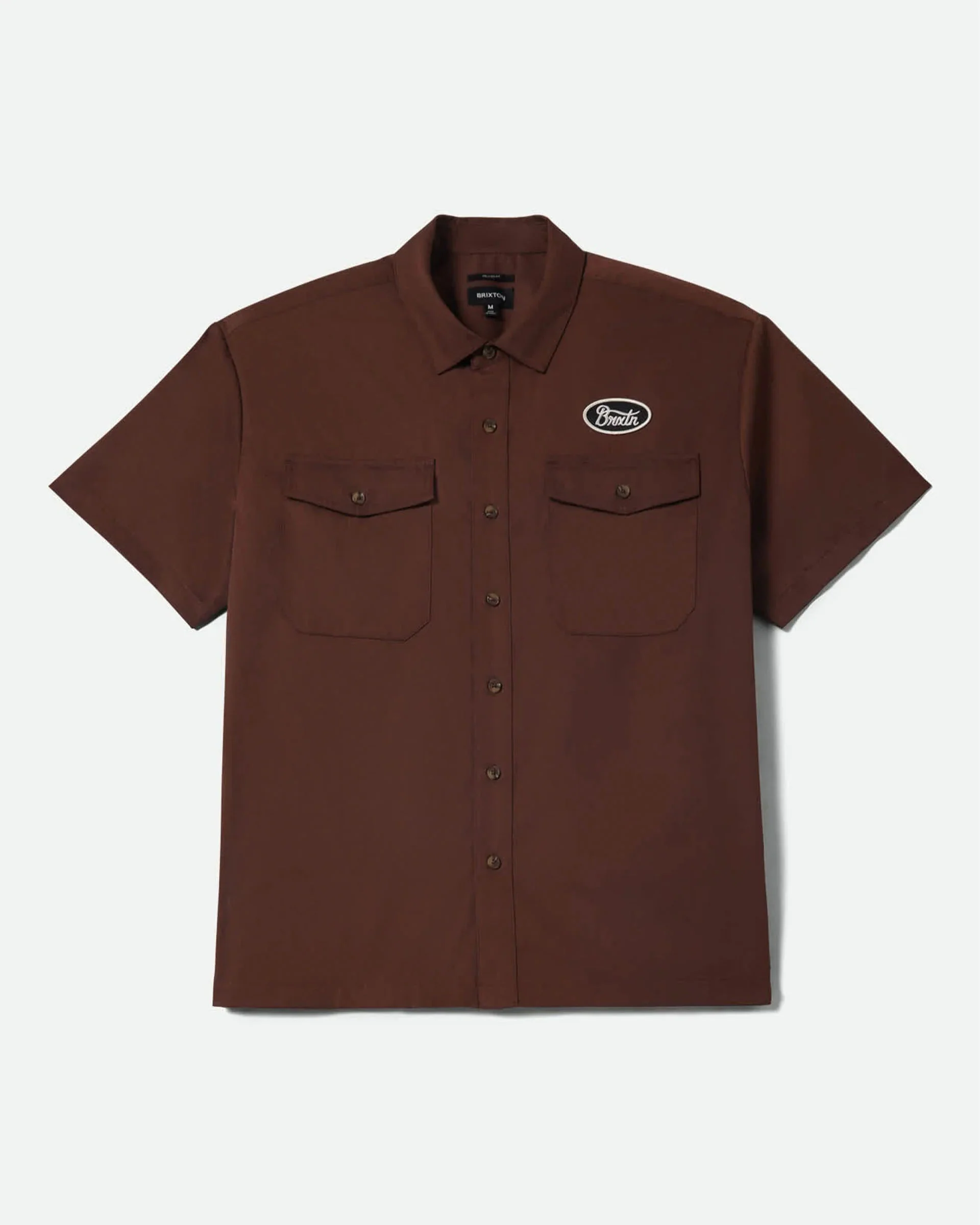 Builders Olson S/S Shirt - Chocolate