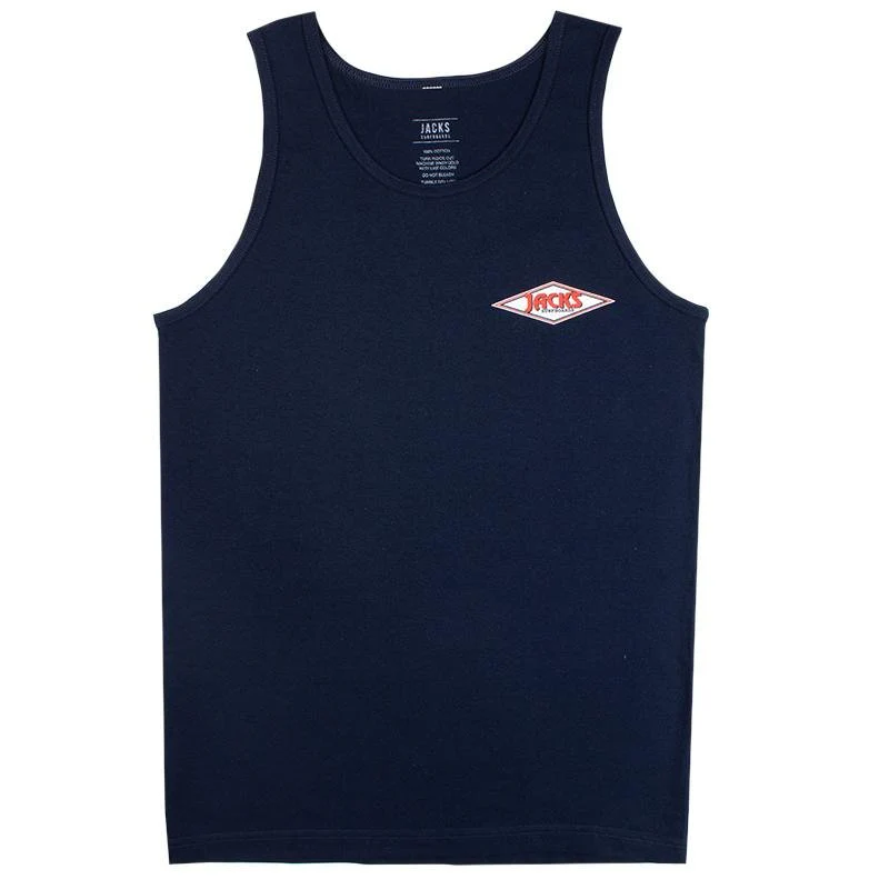 CA Diamond Transport Tank Top - Navy - Image 6