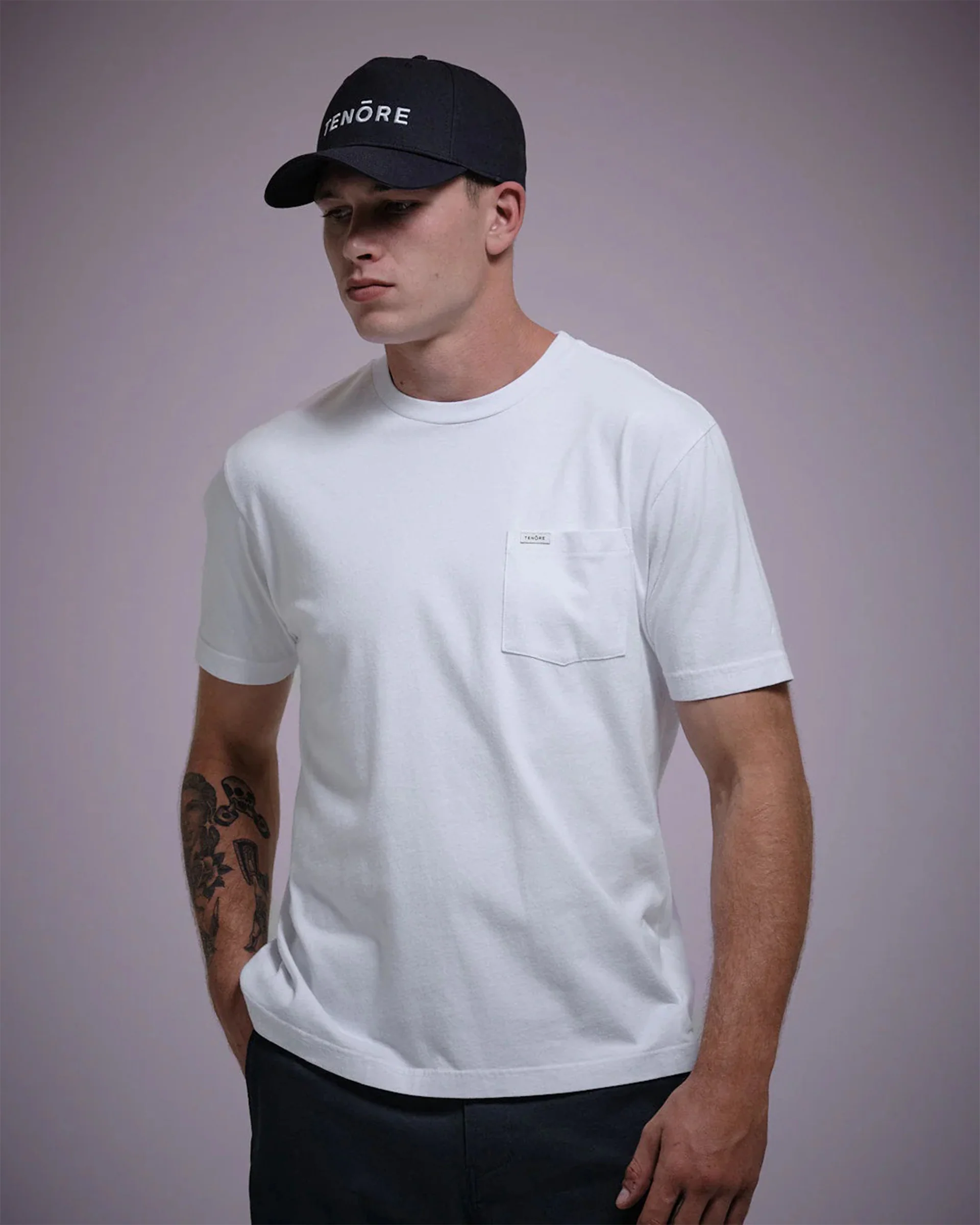 Classic Pocket S/S T-Shirt - White - Image 3