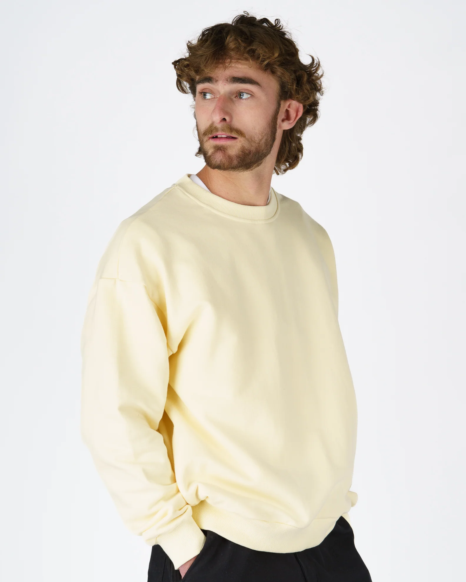Dandy Fleece Crewneck - Cream - Image 4
