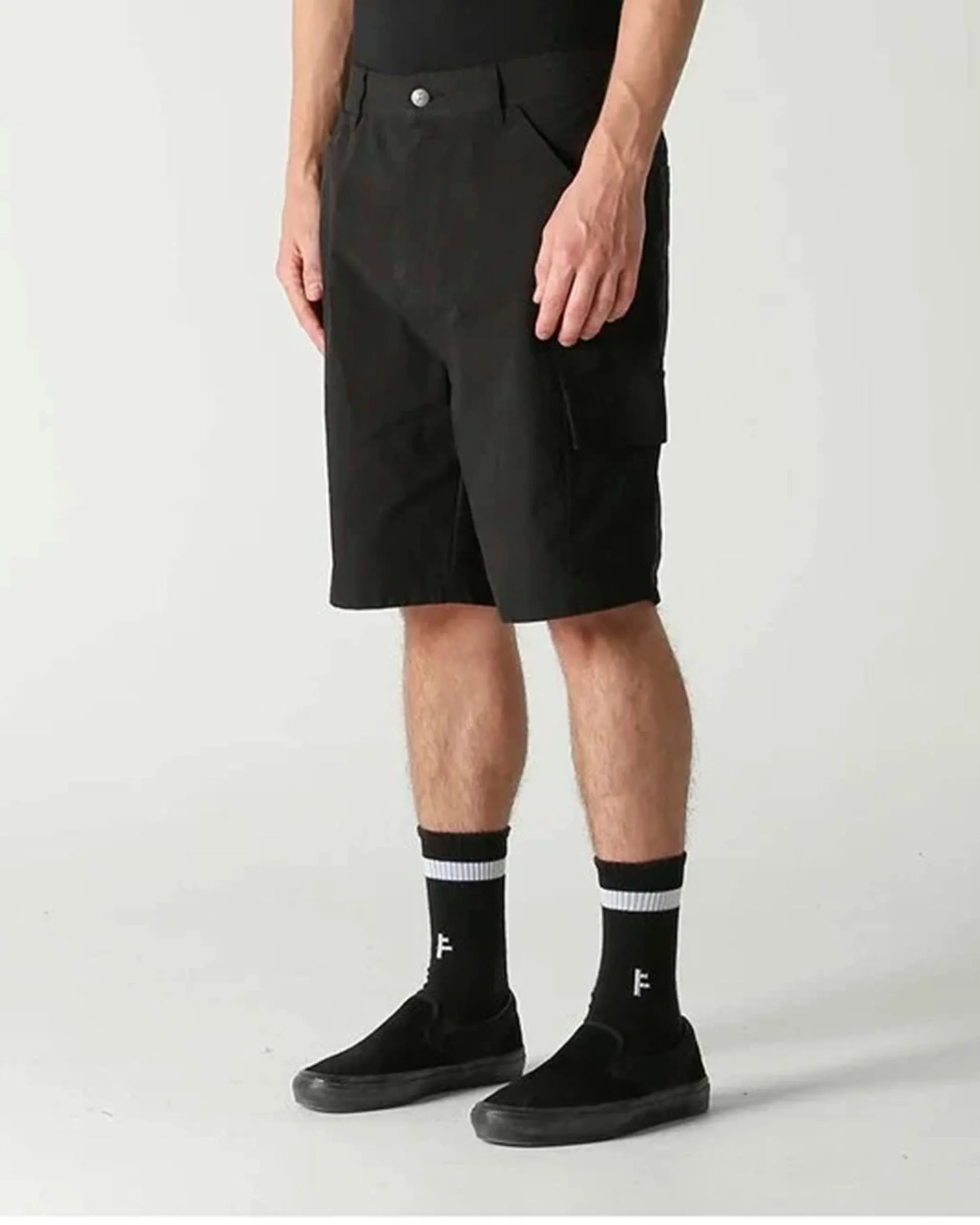 Distend Cargo Walkshort - Washed Black - Image 2