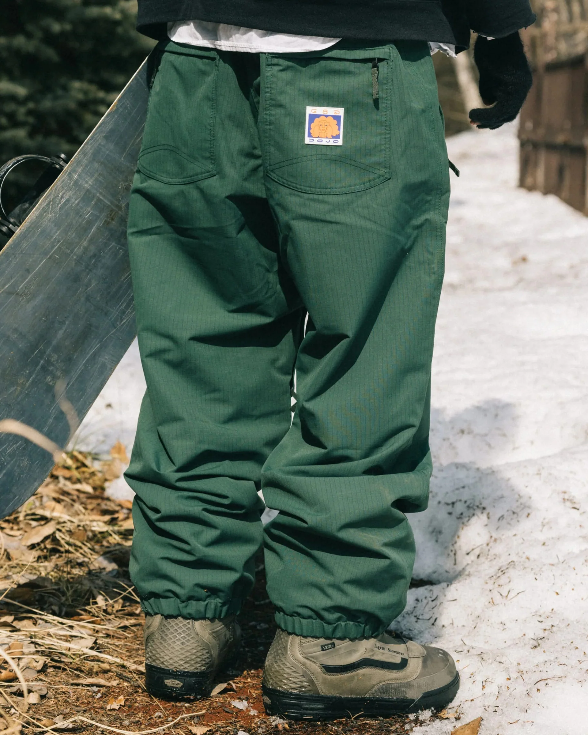 Dojo Pants - Moss Green Ripstop - Image 2