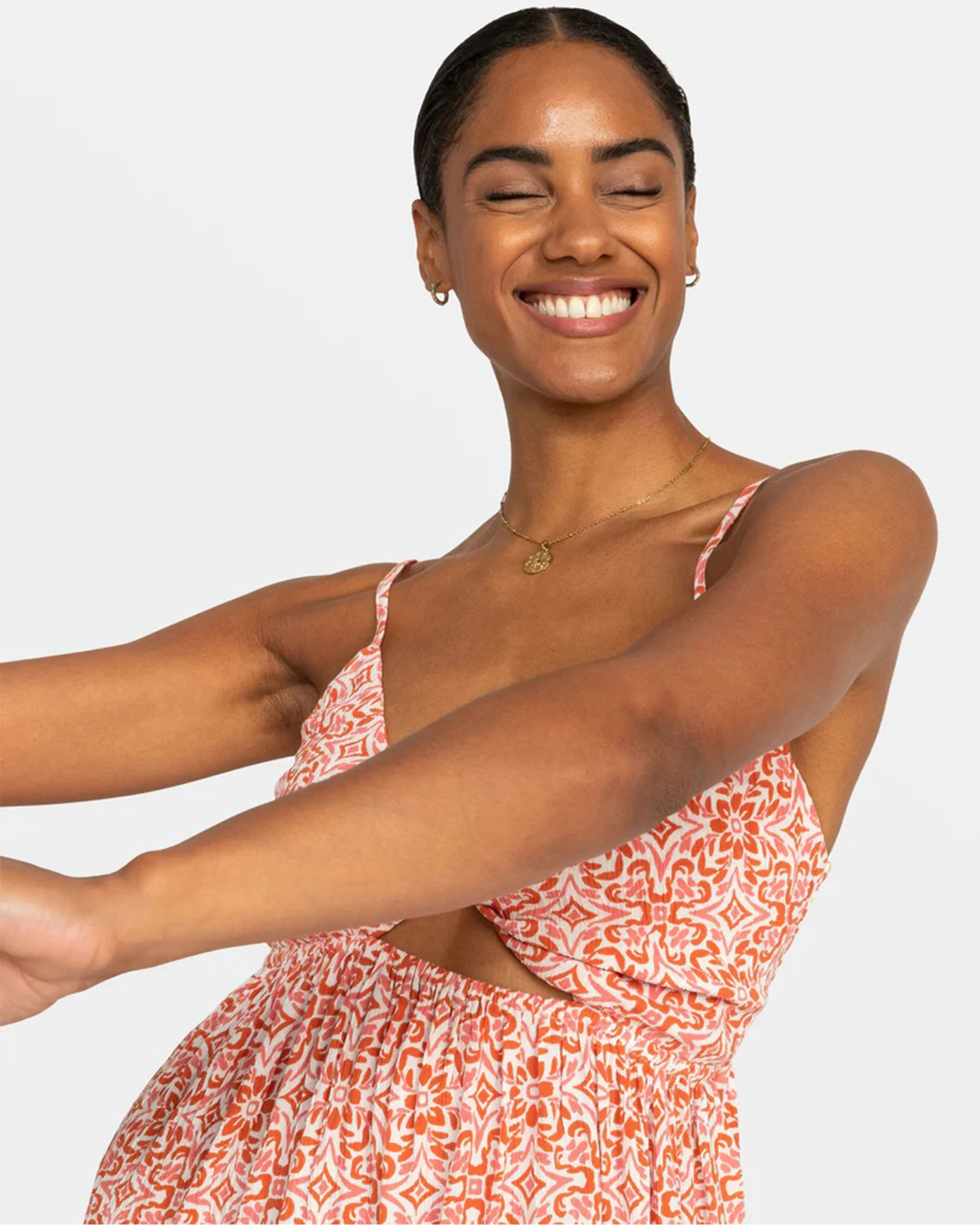 Evening Glow Front Twist Mini Dress (Past Season) - Image 5