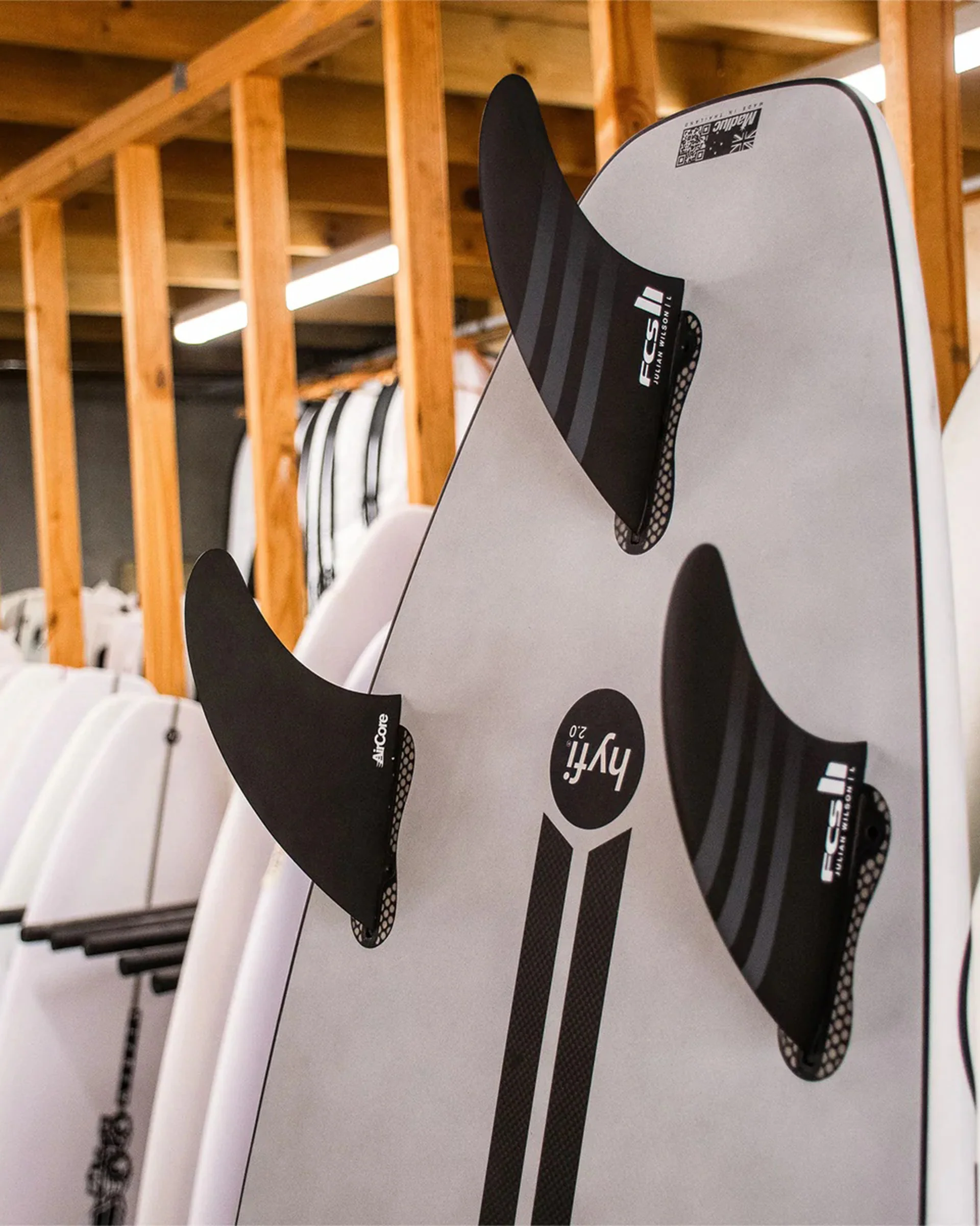 Julian Wilson Tri Fin Set - Black - Image 3