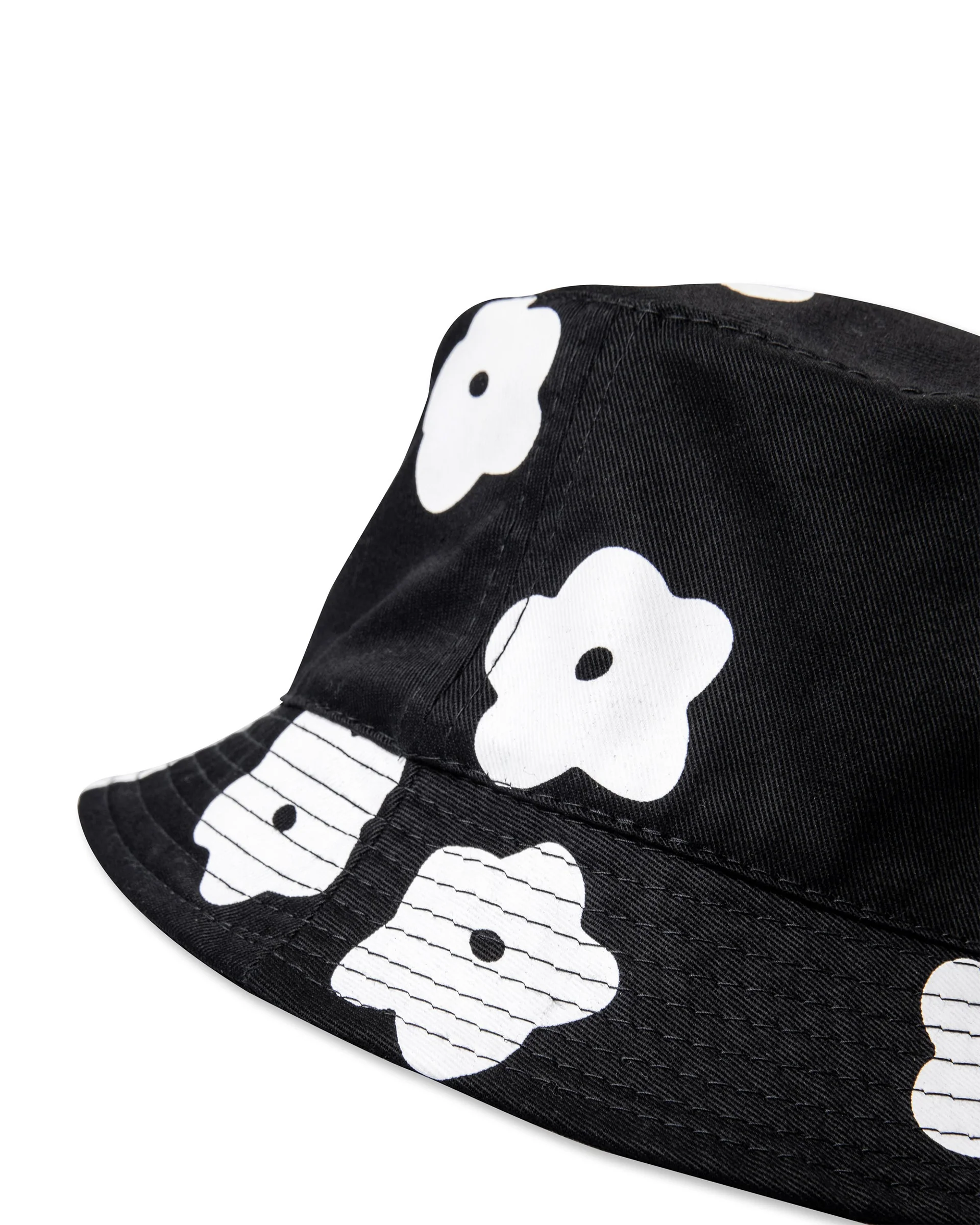 Flower Bucket Hat - Black - Image 2