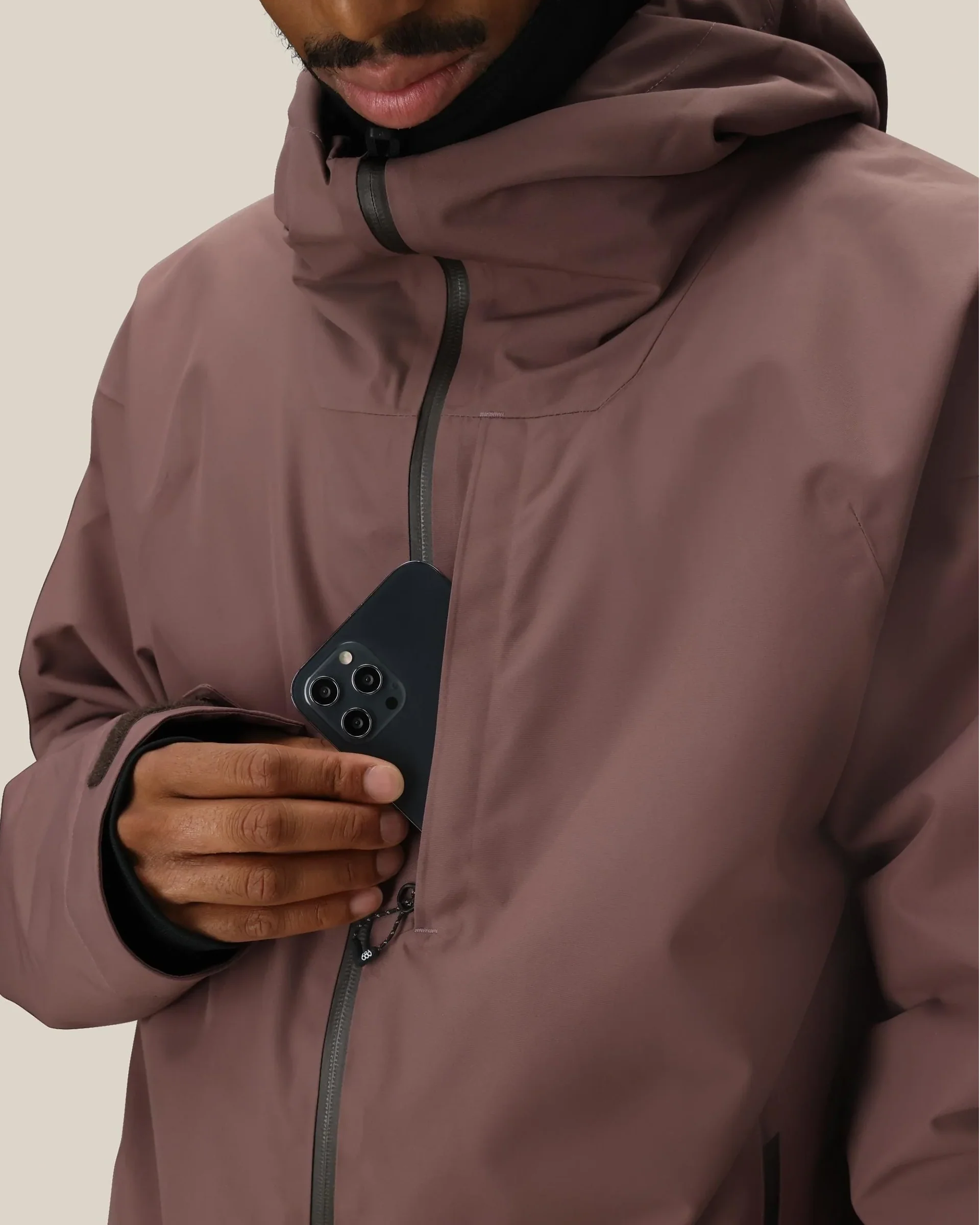 Gateway Shell Jacket - Peppercorn - Image 4
