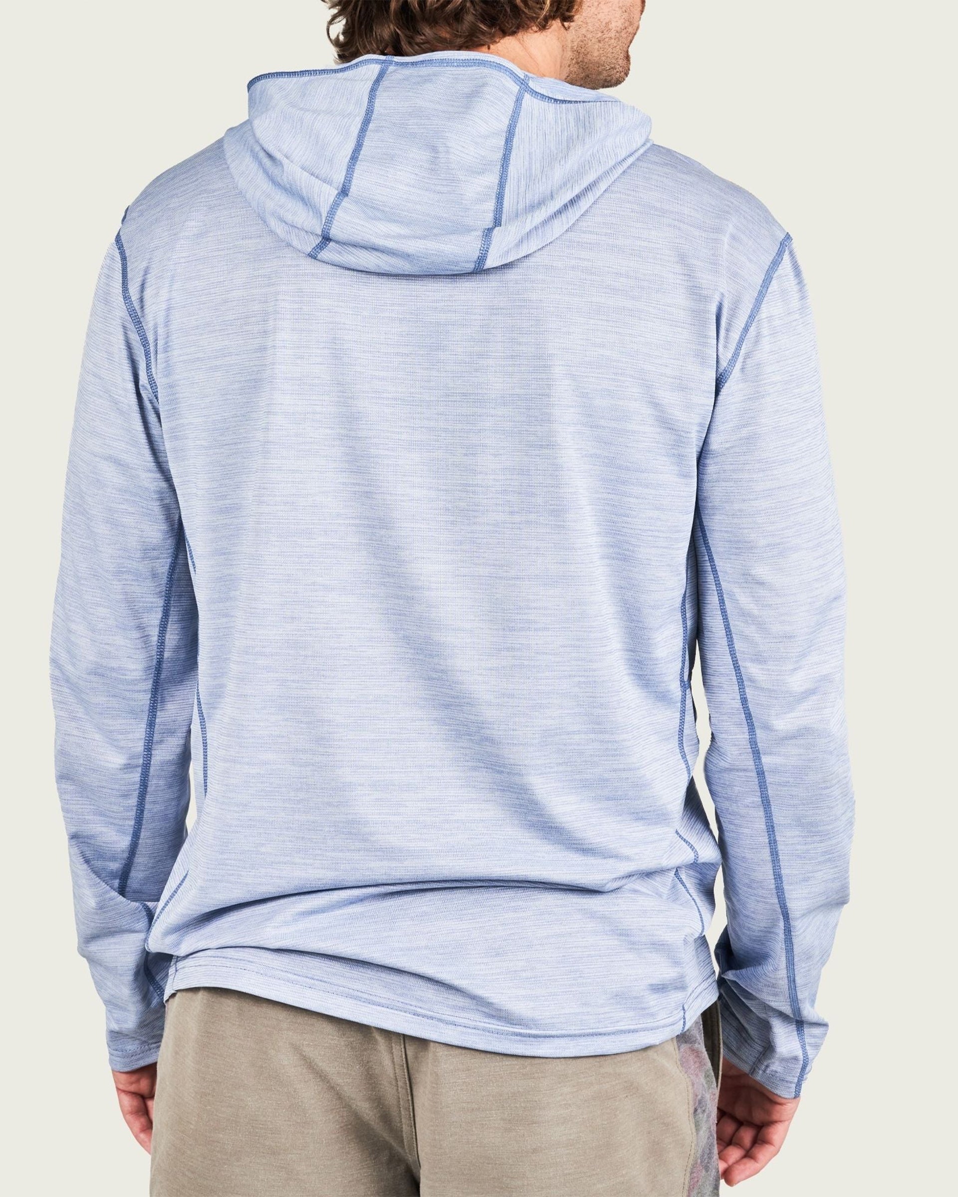 High Noon Tech Hoodie - Riviera Heather - Image 3