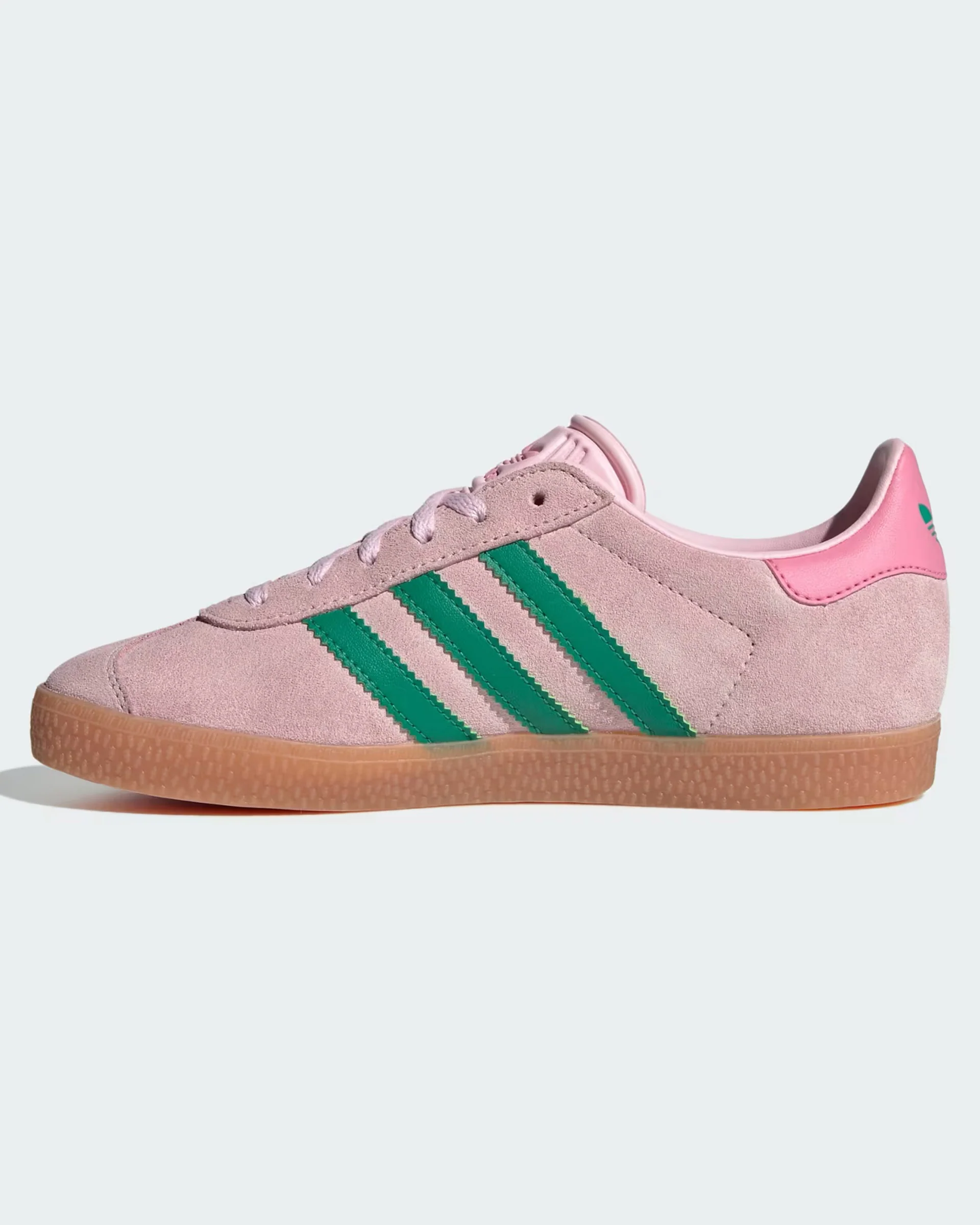 Kids (8-16) Gazelle Shoes - Clear Pink/Court Green/Bliss Pink - Image 6