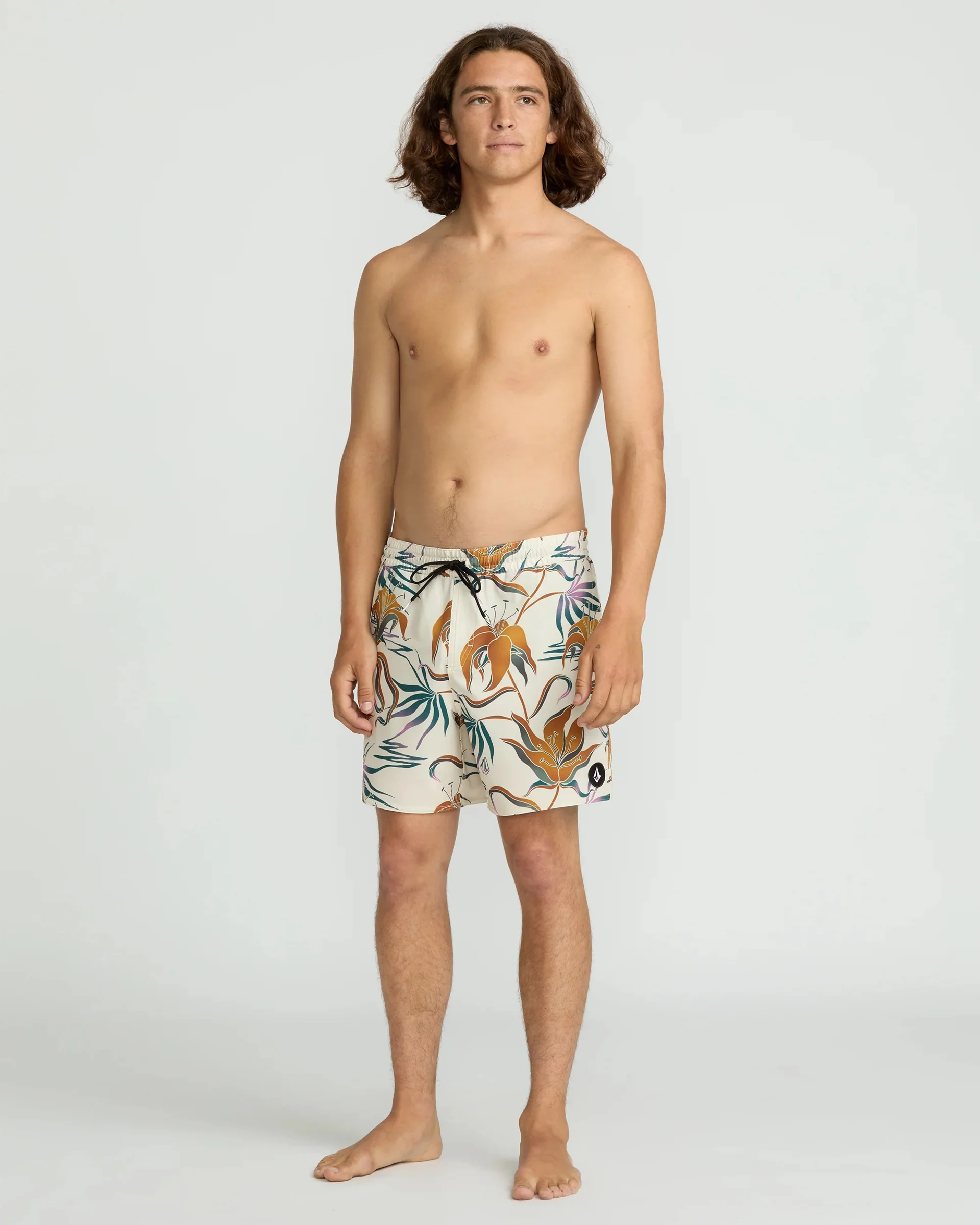 Lido Print 16" Trunks - Dirty White - Image 6