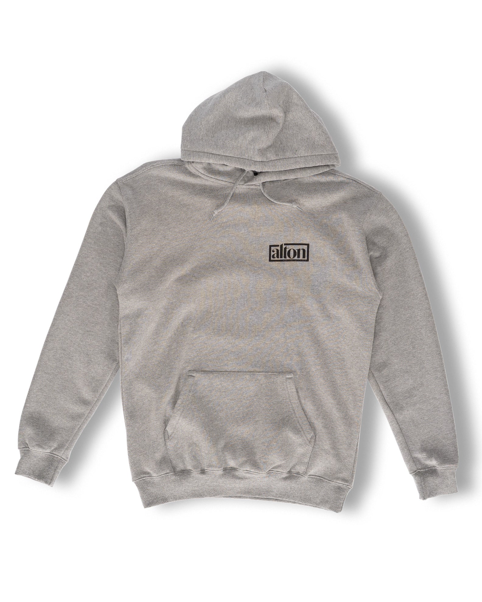 Logo Box Pullover Hoodie - Heather Gray - Image 2