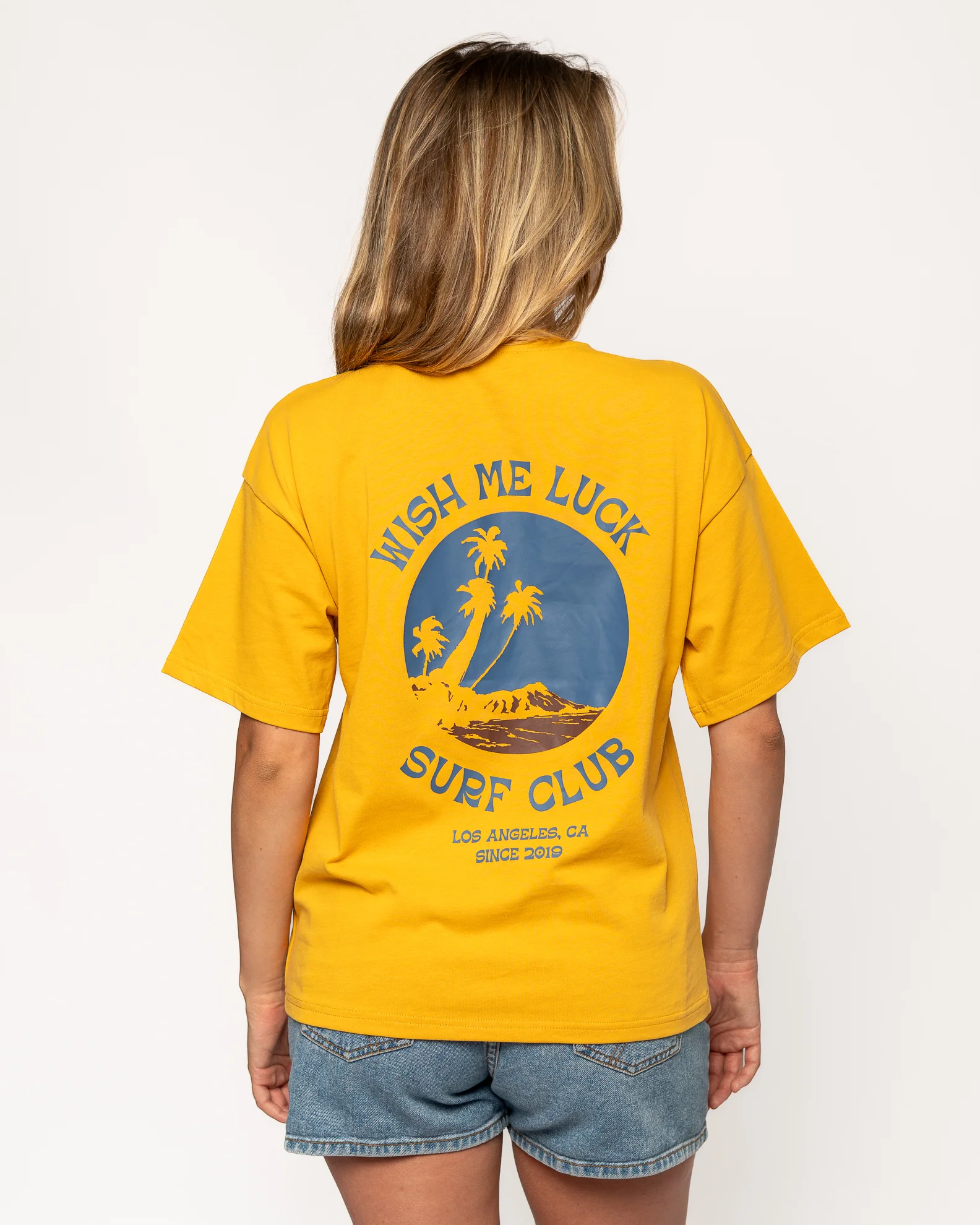 Lucky Palms S/S Tee - Yellow - Image 3