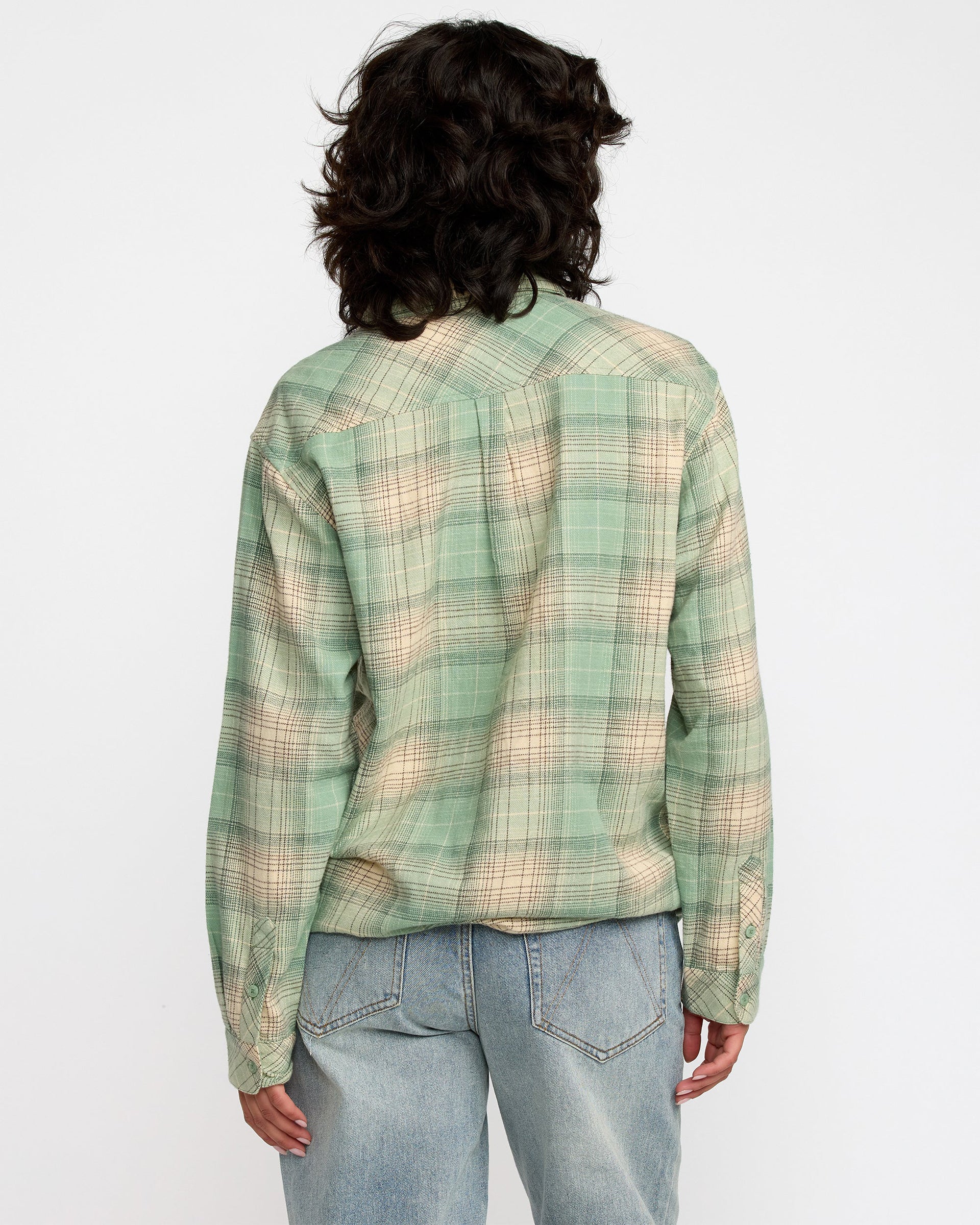 Mabel Flannel - Sea Green - Image 2
