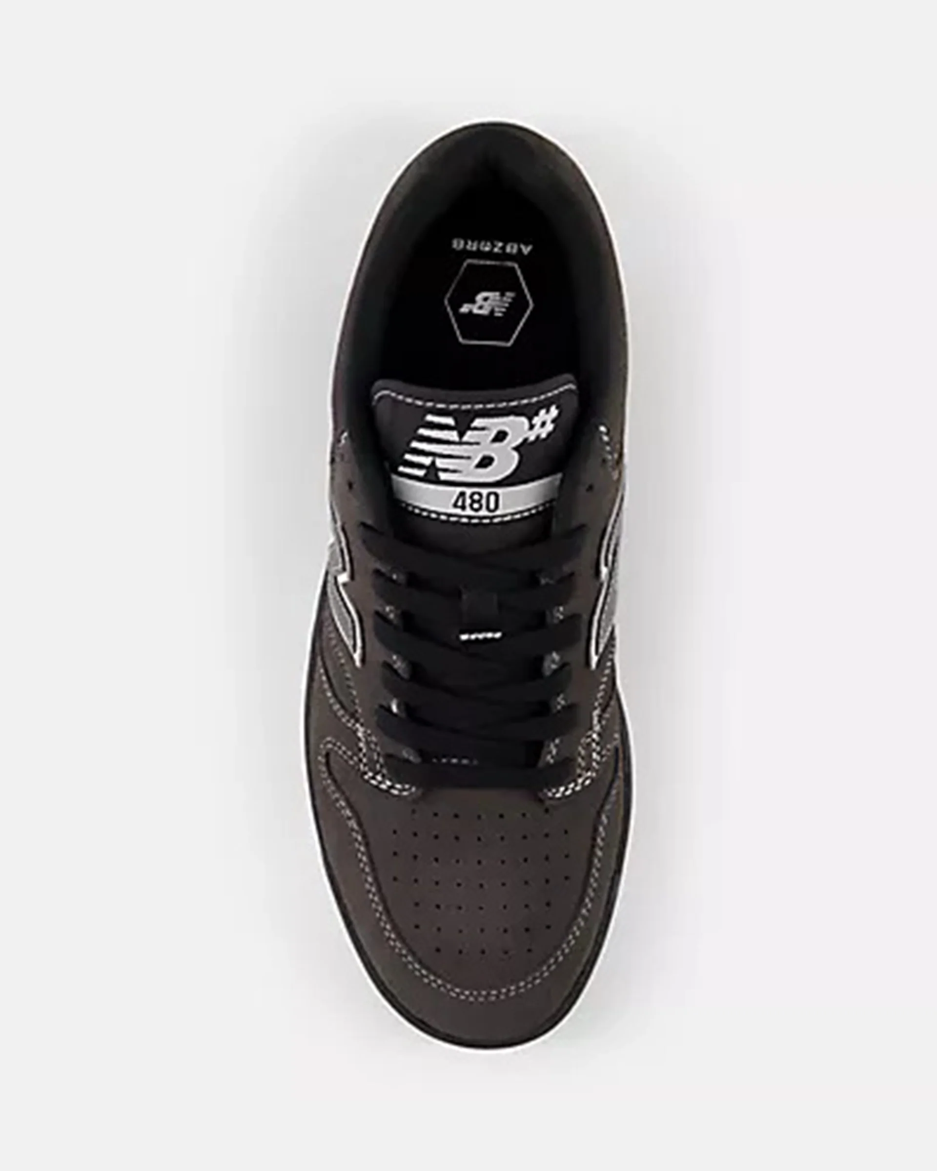 NB Numeric 480 Shoes - Black Cement/White - Image 4