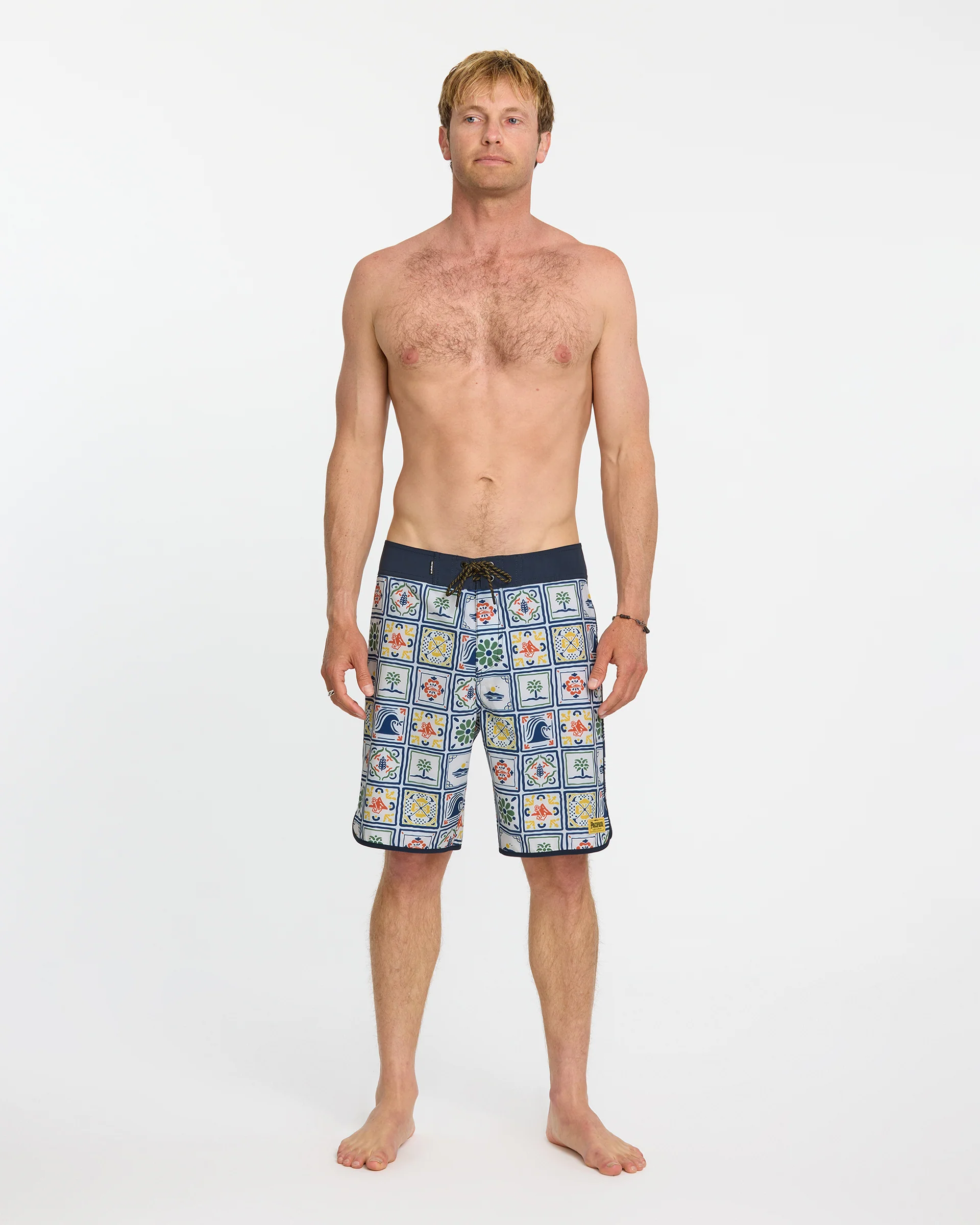 Pacifico Scallop 19" Boardshorts - White - Image 6