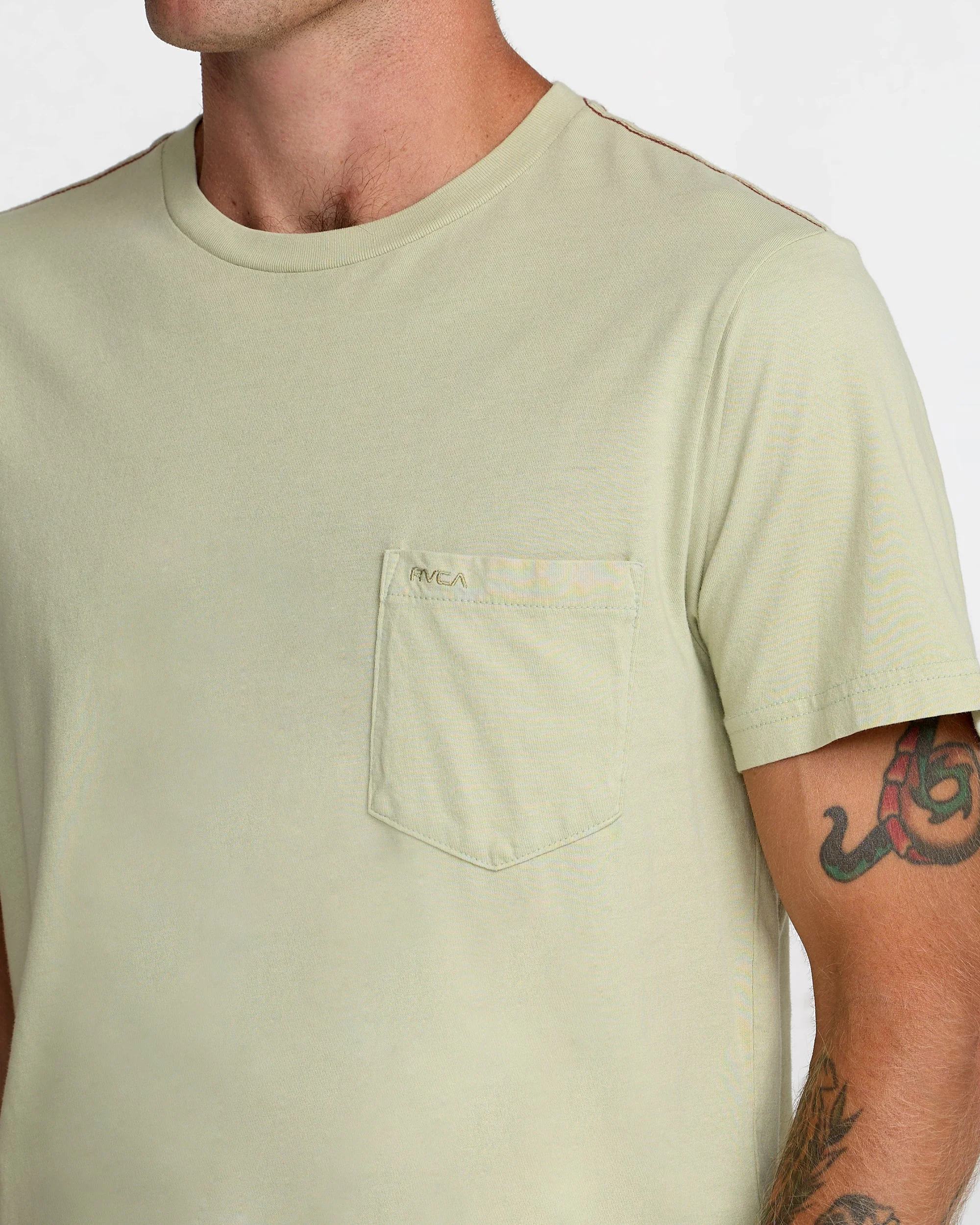 PTC 2 Pigment S/S T-Shirt - Light Olive - Image 3
