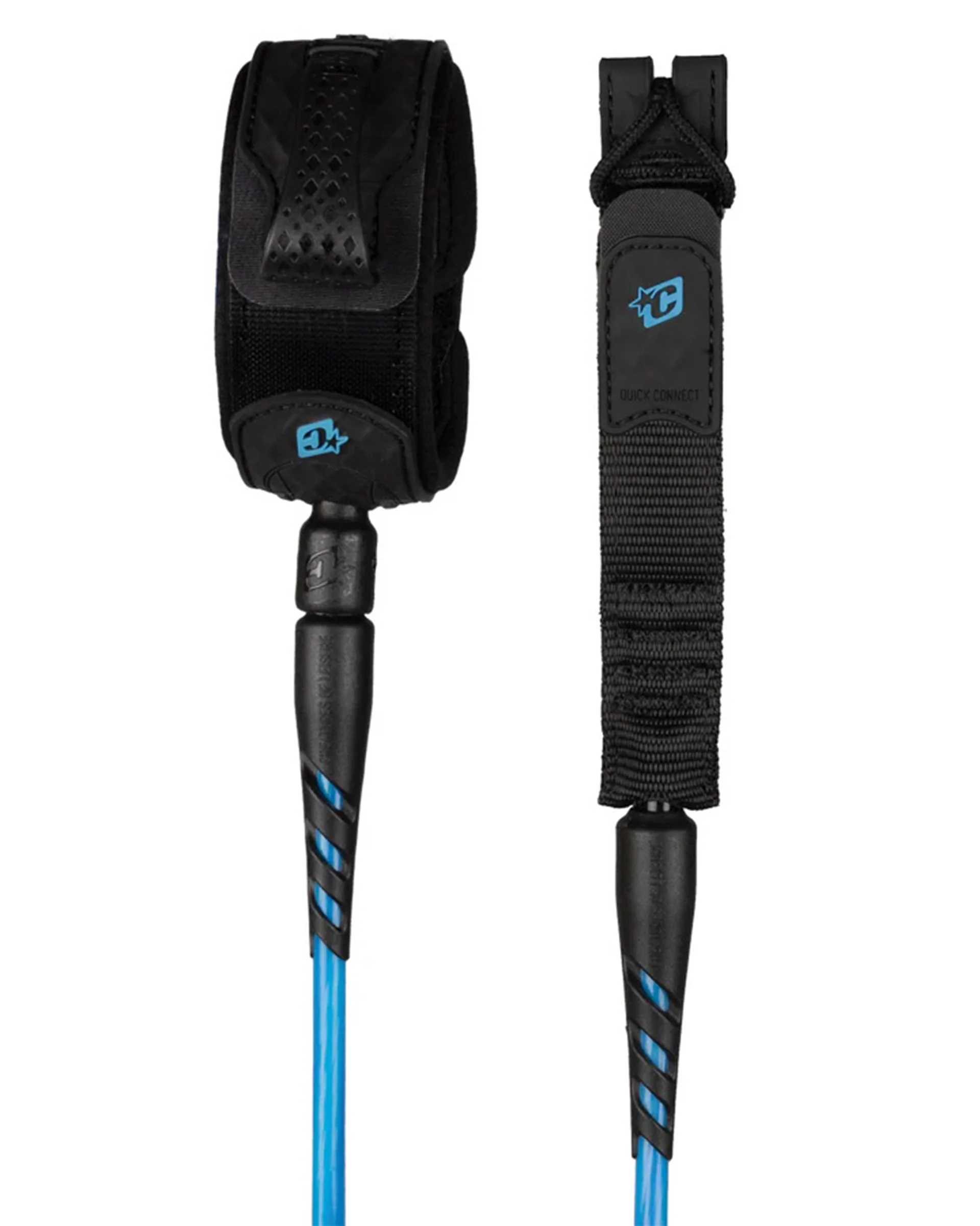 Reliance 2.0 Medium Duty 6' Leash - Cyan Twist Black - Image 2