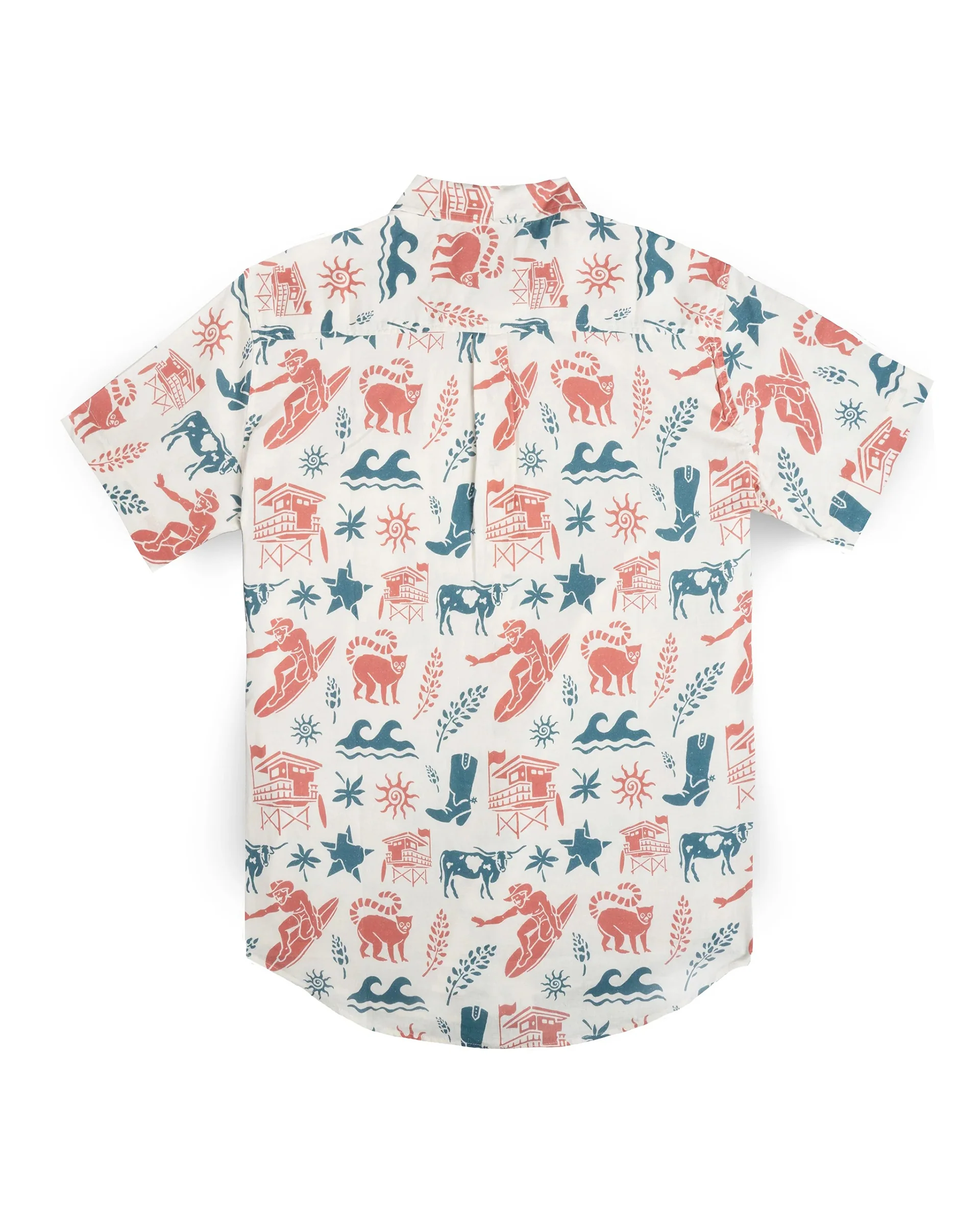Sendero x Waco Surf City Slicker S/S Shirt - Texas Surf - Image 10