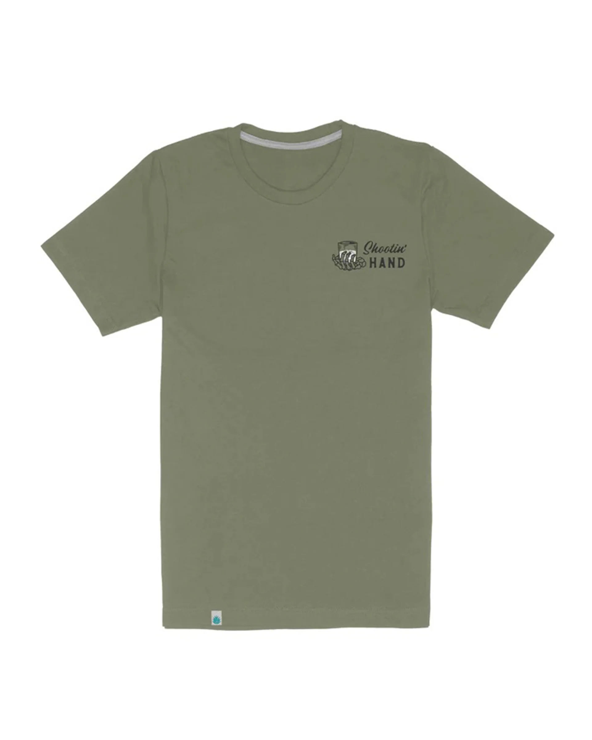 Shootin' Hand T-Shirt - Sage - Image 2