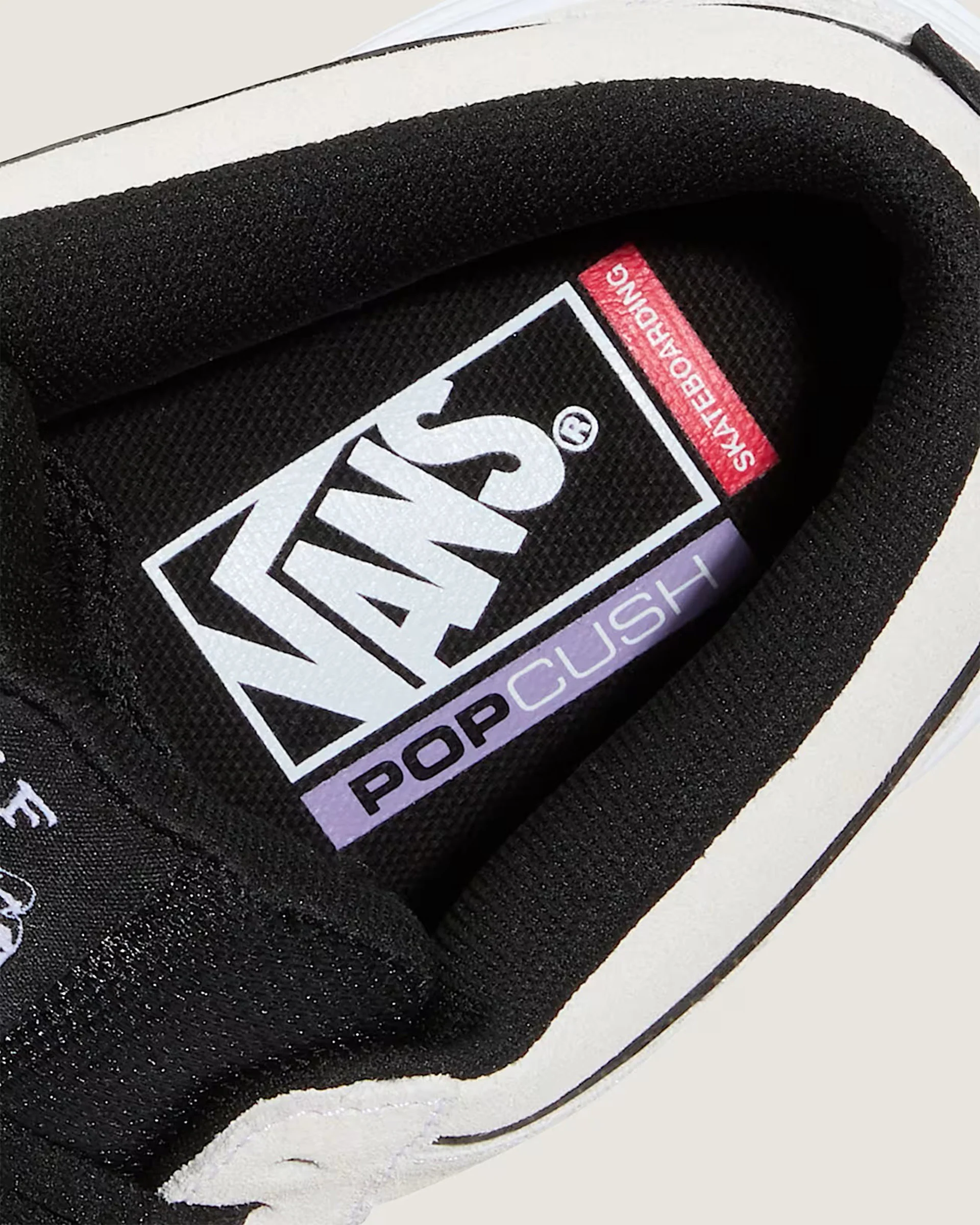 Skate Half Cab Wafflecup Shoe - White/ Black - Image 5