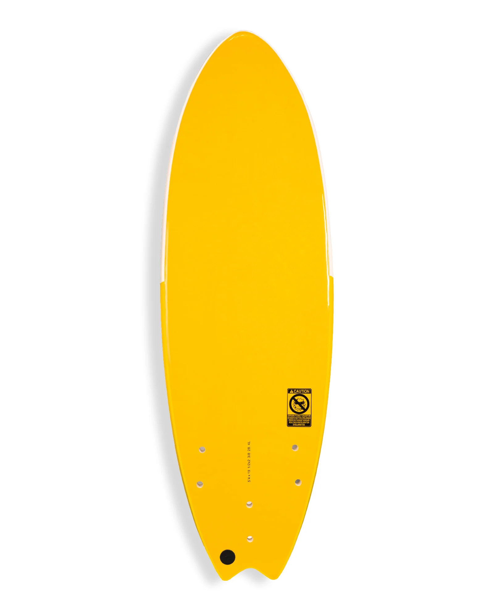 Sprout Softboard 5'4 - White/Yellow - Image 2