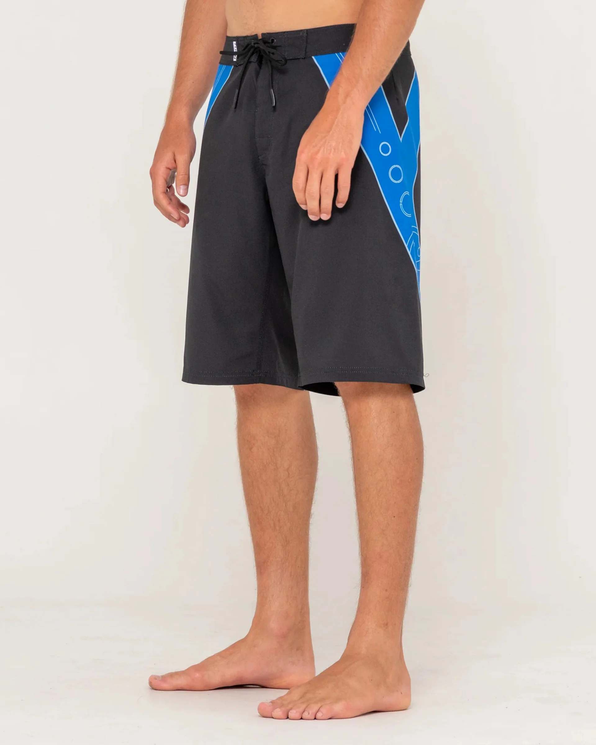 Stingray Fixed Waist Boardshort - Black - Image 4