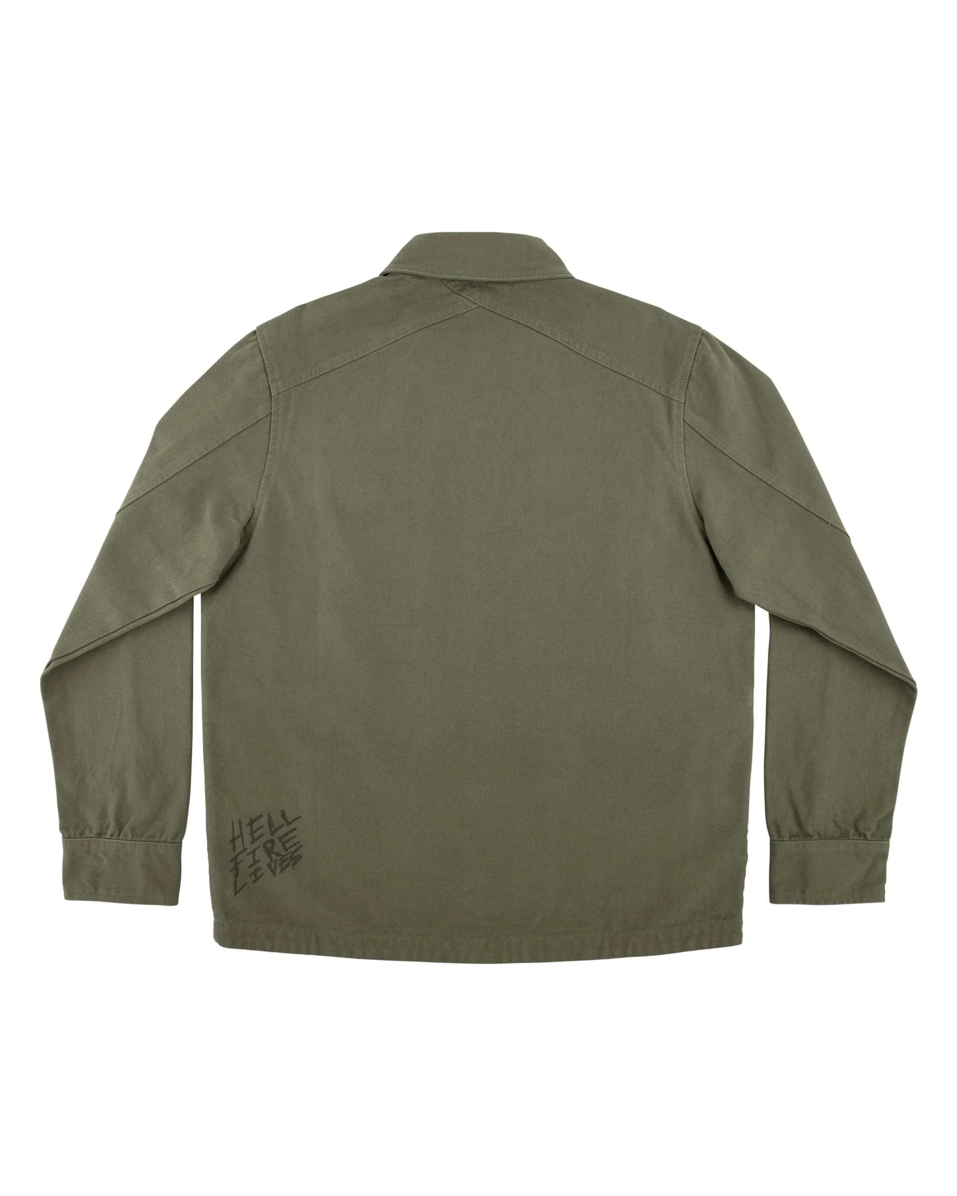 Stranger Things Crawl Military Jacket - Army - Image 3