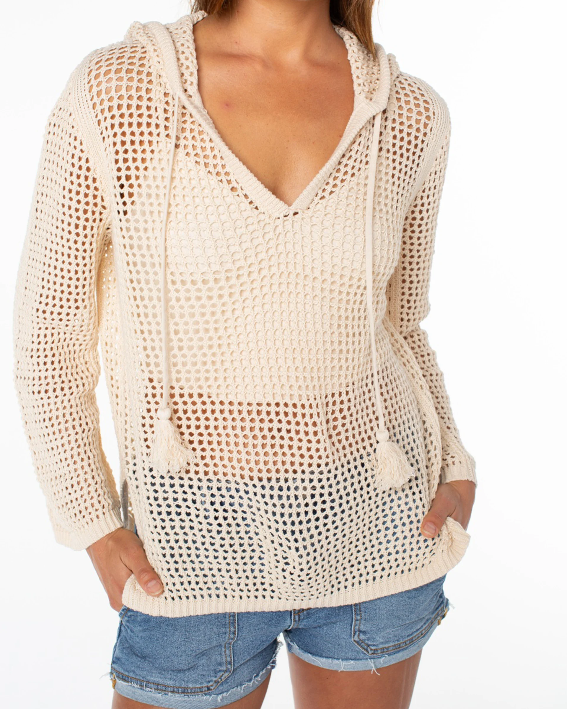 Summer Nights Contrast Tunic - Parchment Solid - Image 4