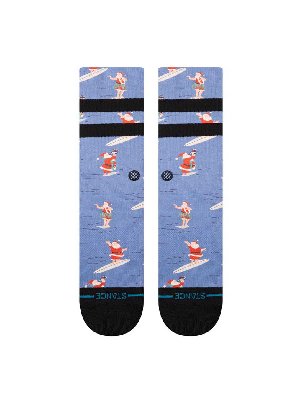 Surfing Santa Crew Socks - Image 2
