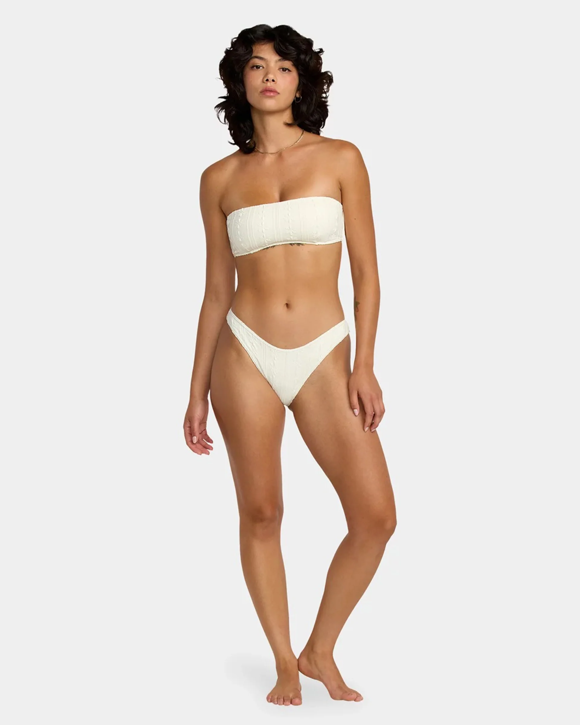 Sweetness Medium French Bikini Bottom - Vanilla Latte - Image 5