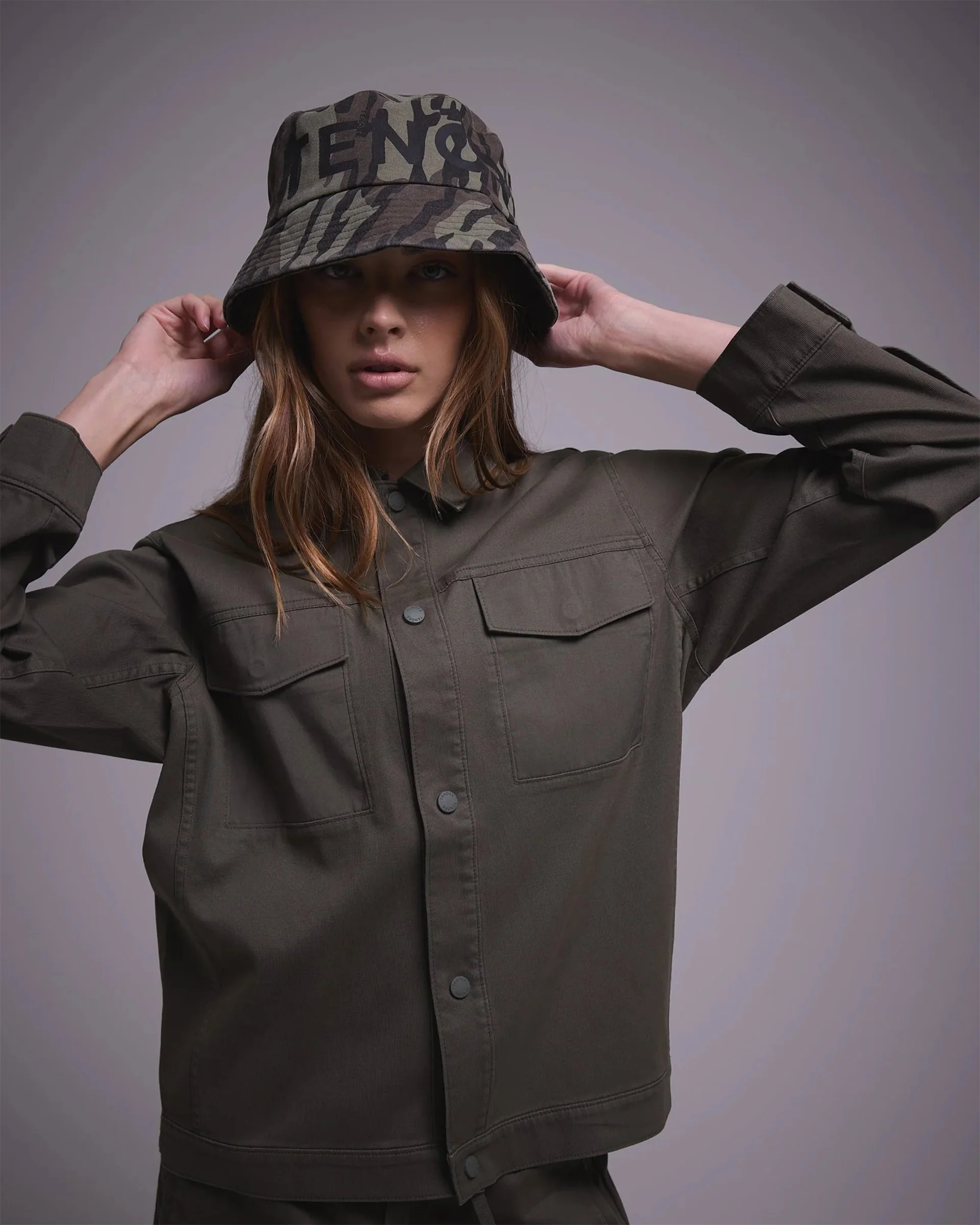 Utility Jacket - Olive - Image 3