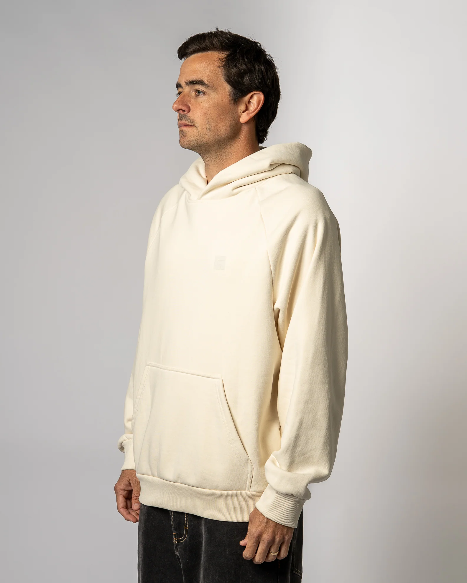 Volt Pullover Hoodie - Cream - Image 2