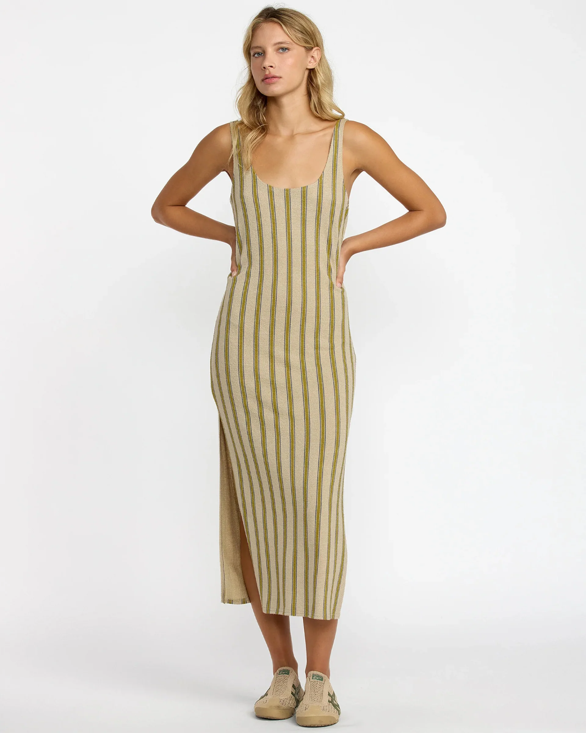 Willow Tank Dress - Eucalyptus - Image 5