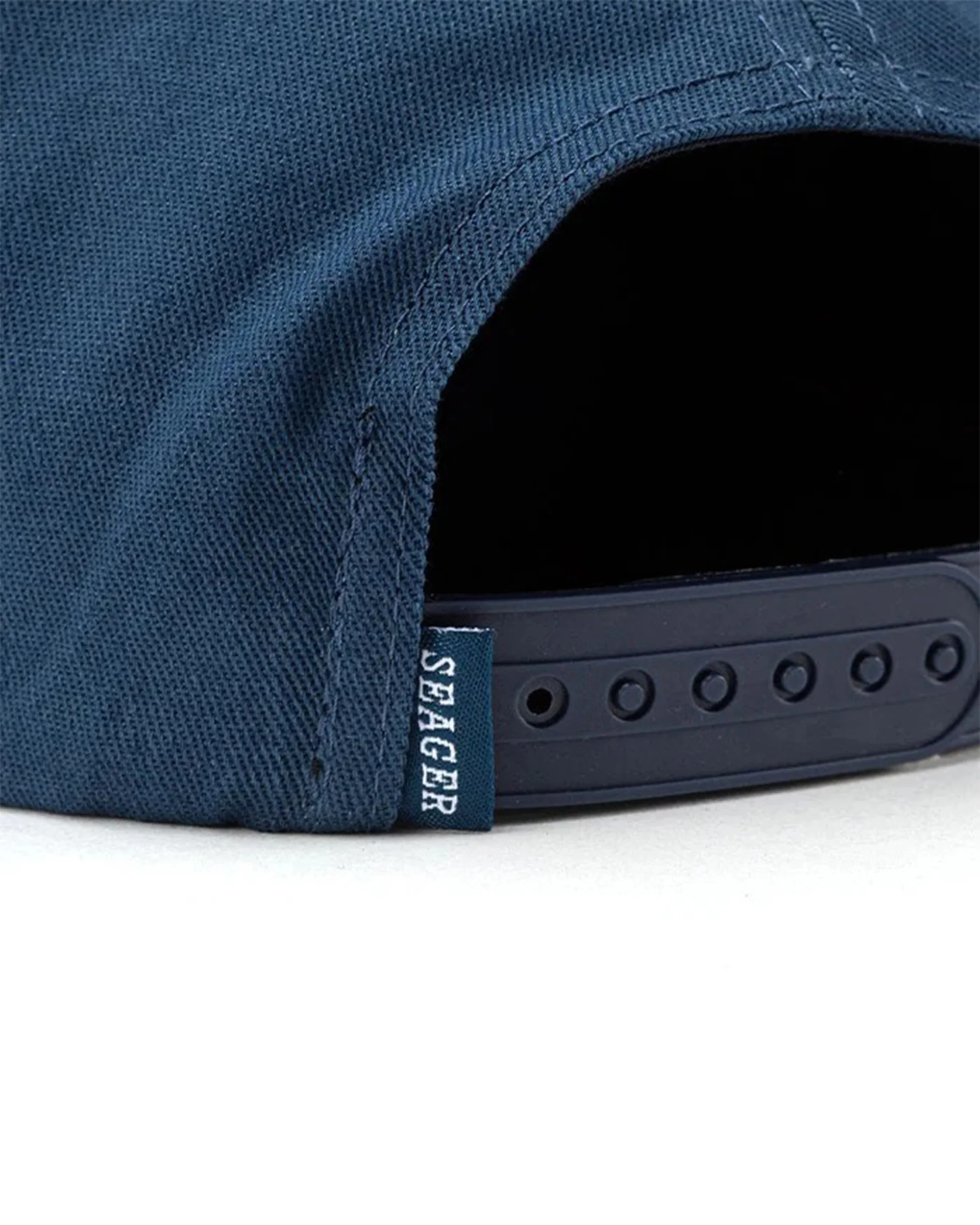 Wilson Snapback Hat - Navy/Yellow - Image 4