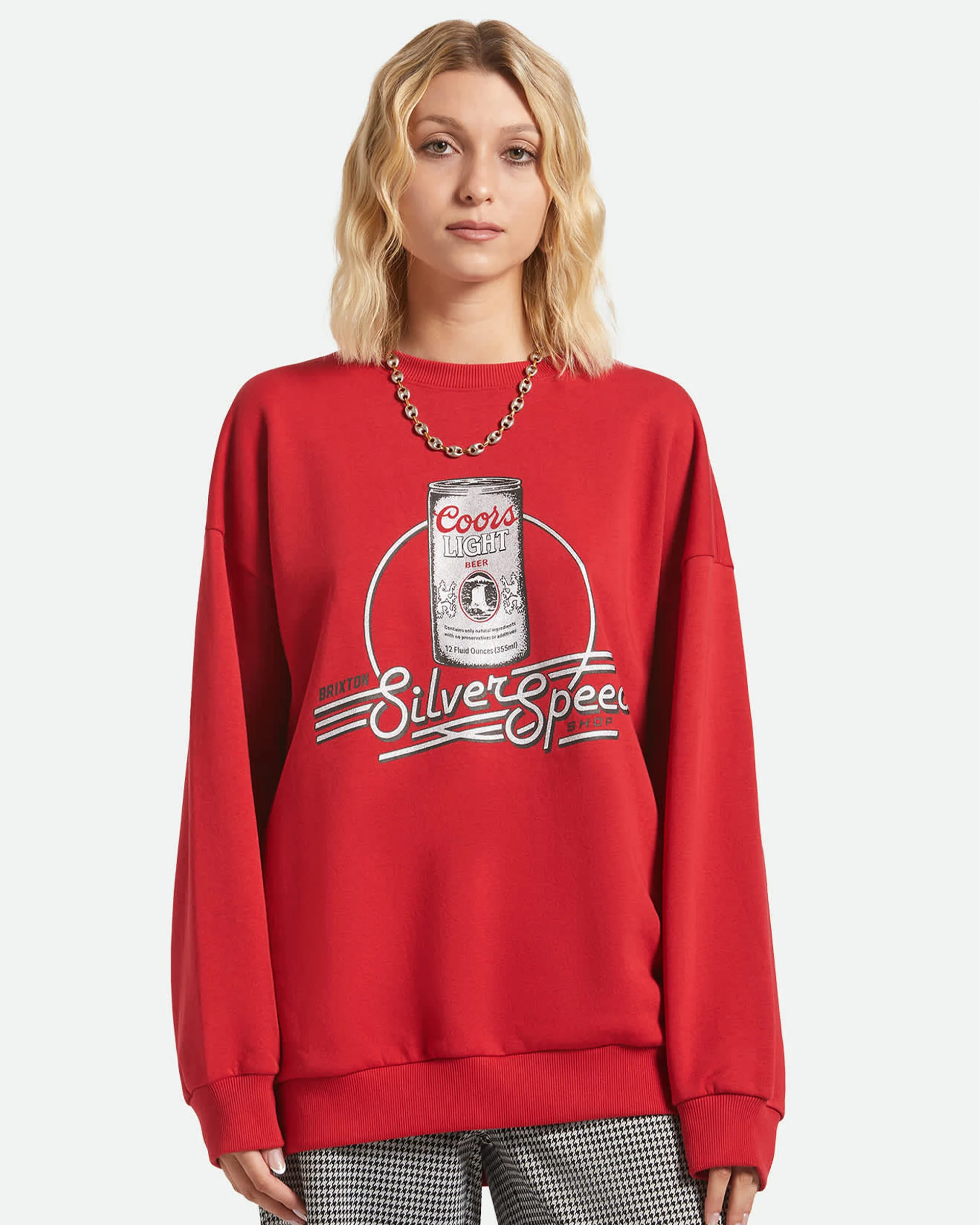 Women's Coors Light Caster Crew - Coors Red - Image 2