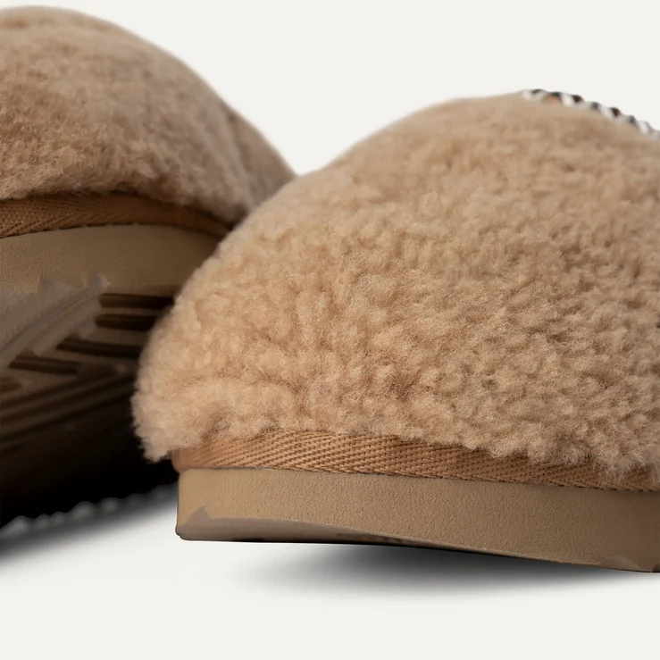 Women's Tasman Maxi Curly Slippers - Chestnut - Image 4