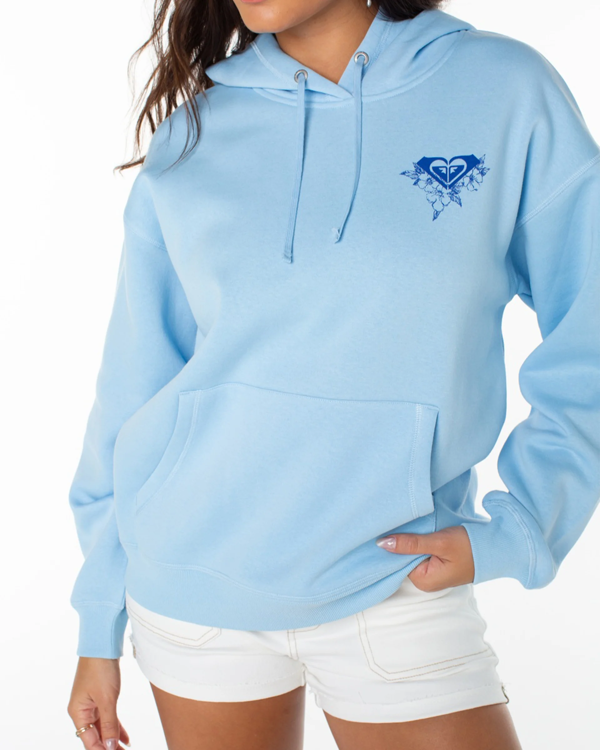 Women's Wailea Hoodie - Airy Blue Making Waves - Image 2