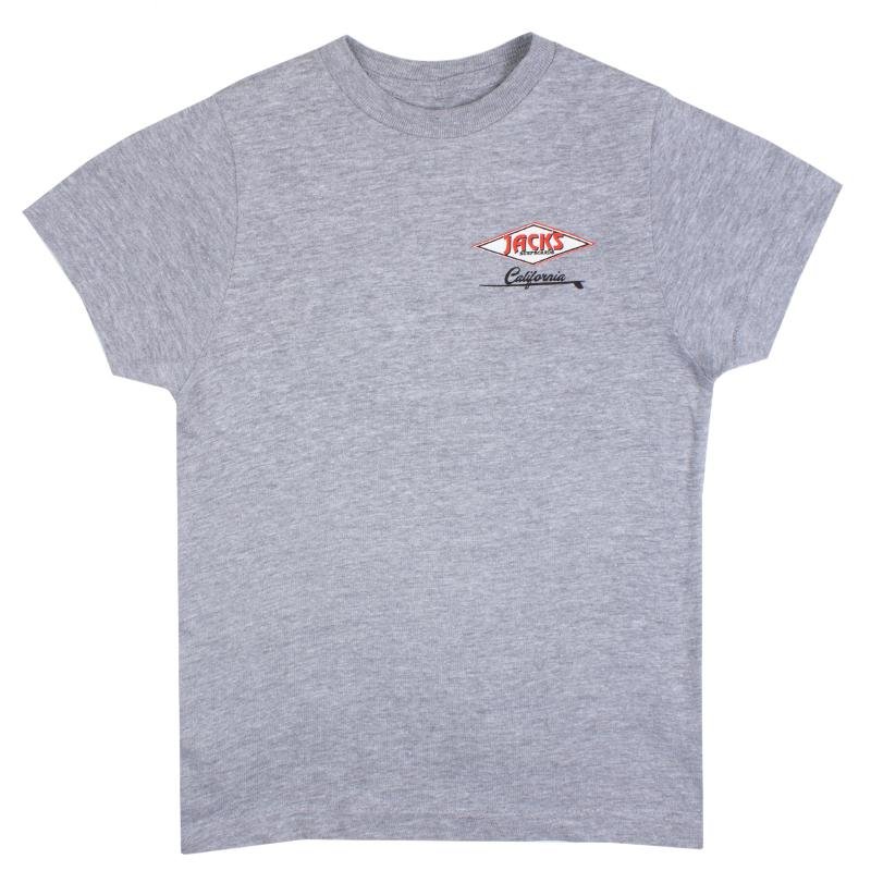 Youth Cal Diamond S/S T-Shirt - Graphite Heather - Image 8