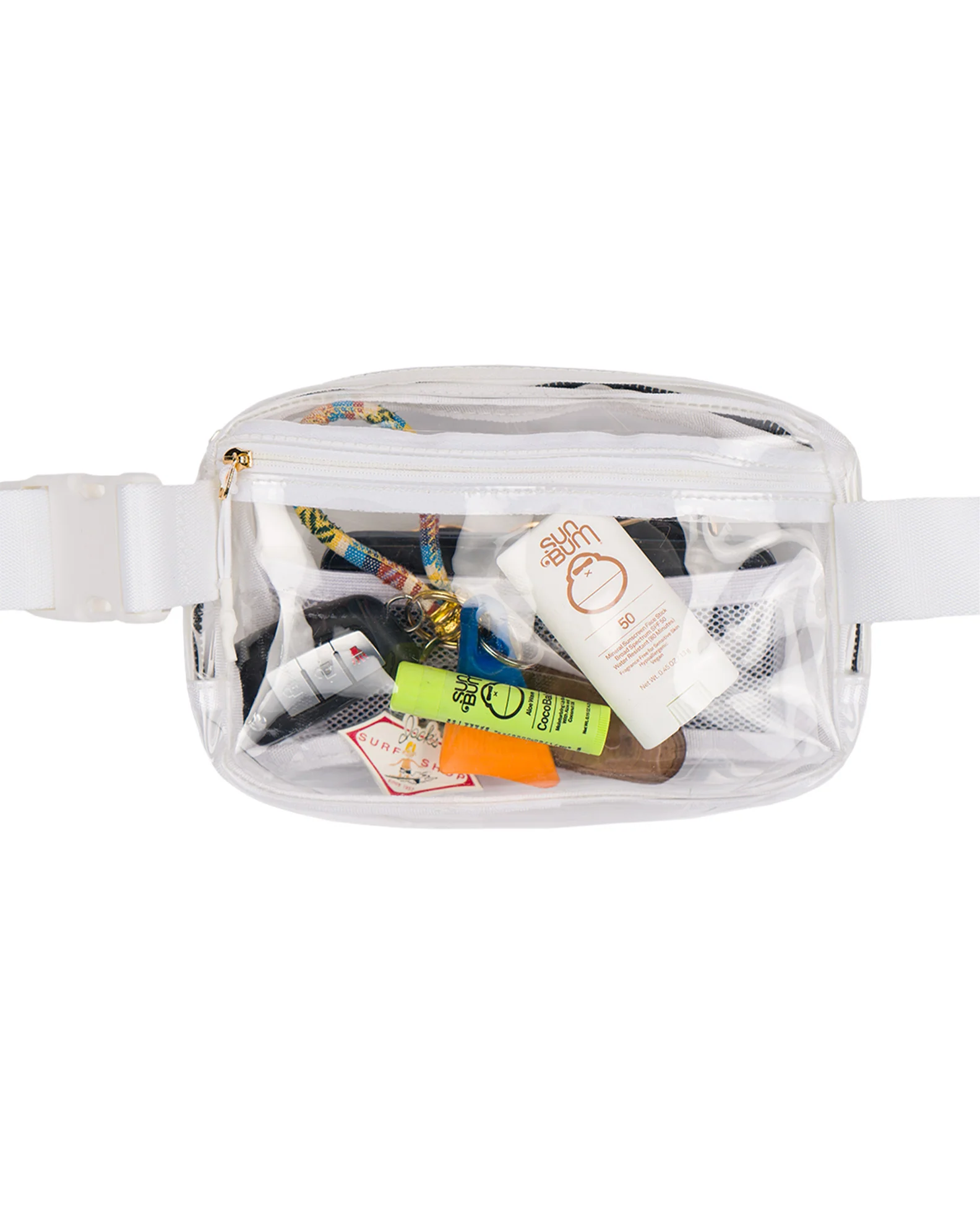 Zamin II Anywhere Belt Bag - White/Clear - Image 2